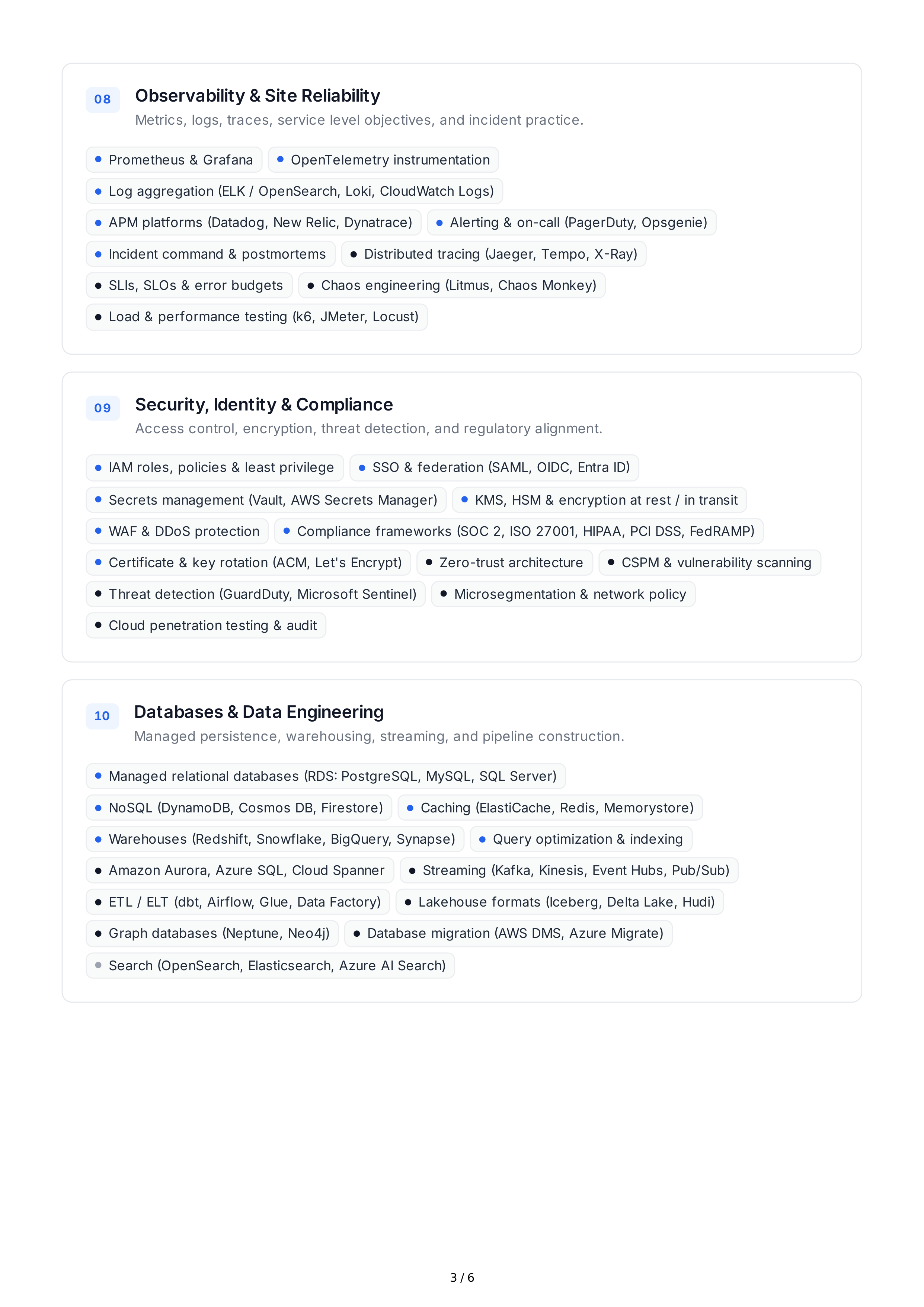 Cloud Computing Technical Skills — page 3