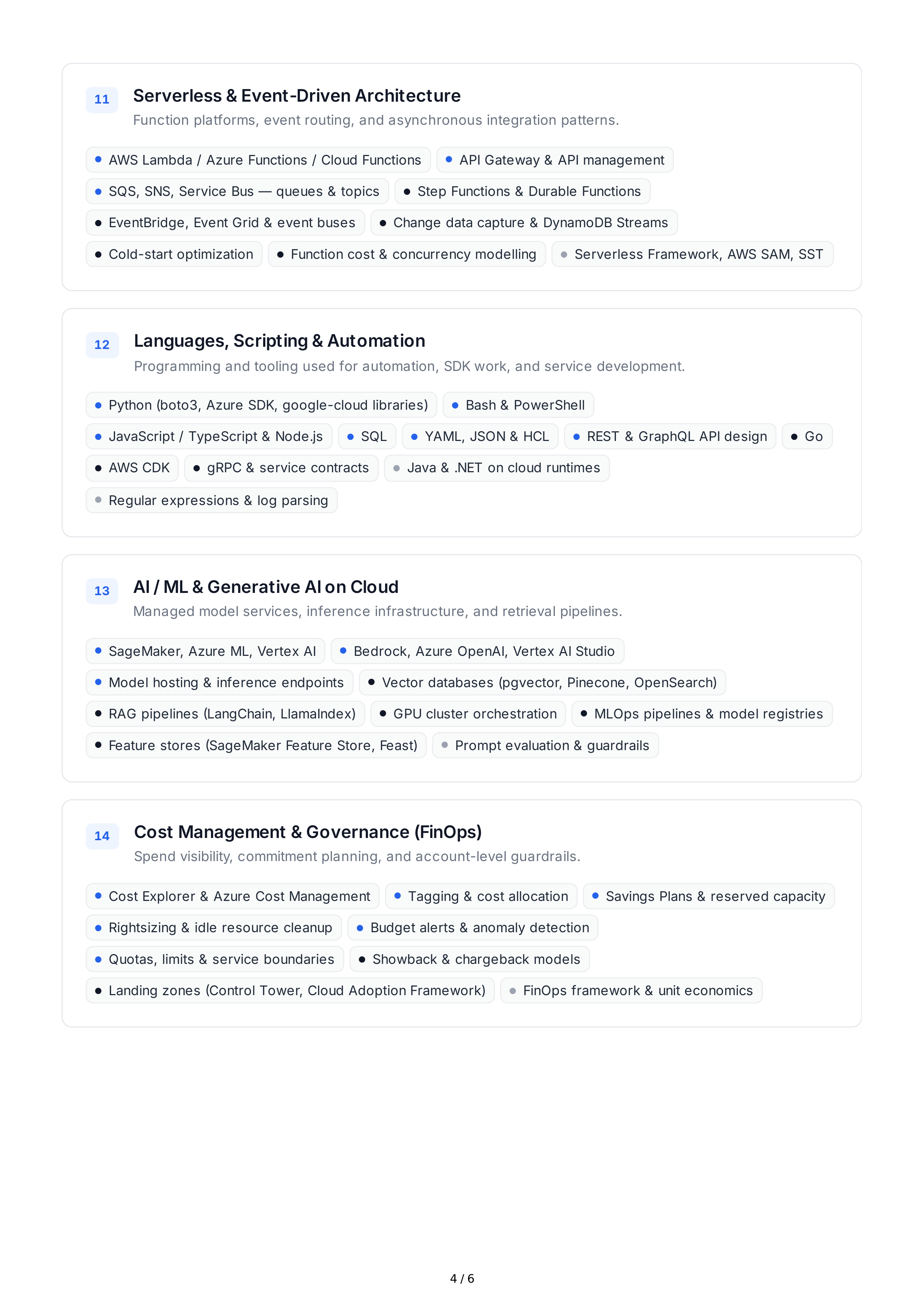 Cloud Computing Technical Skills — page 4