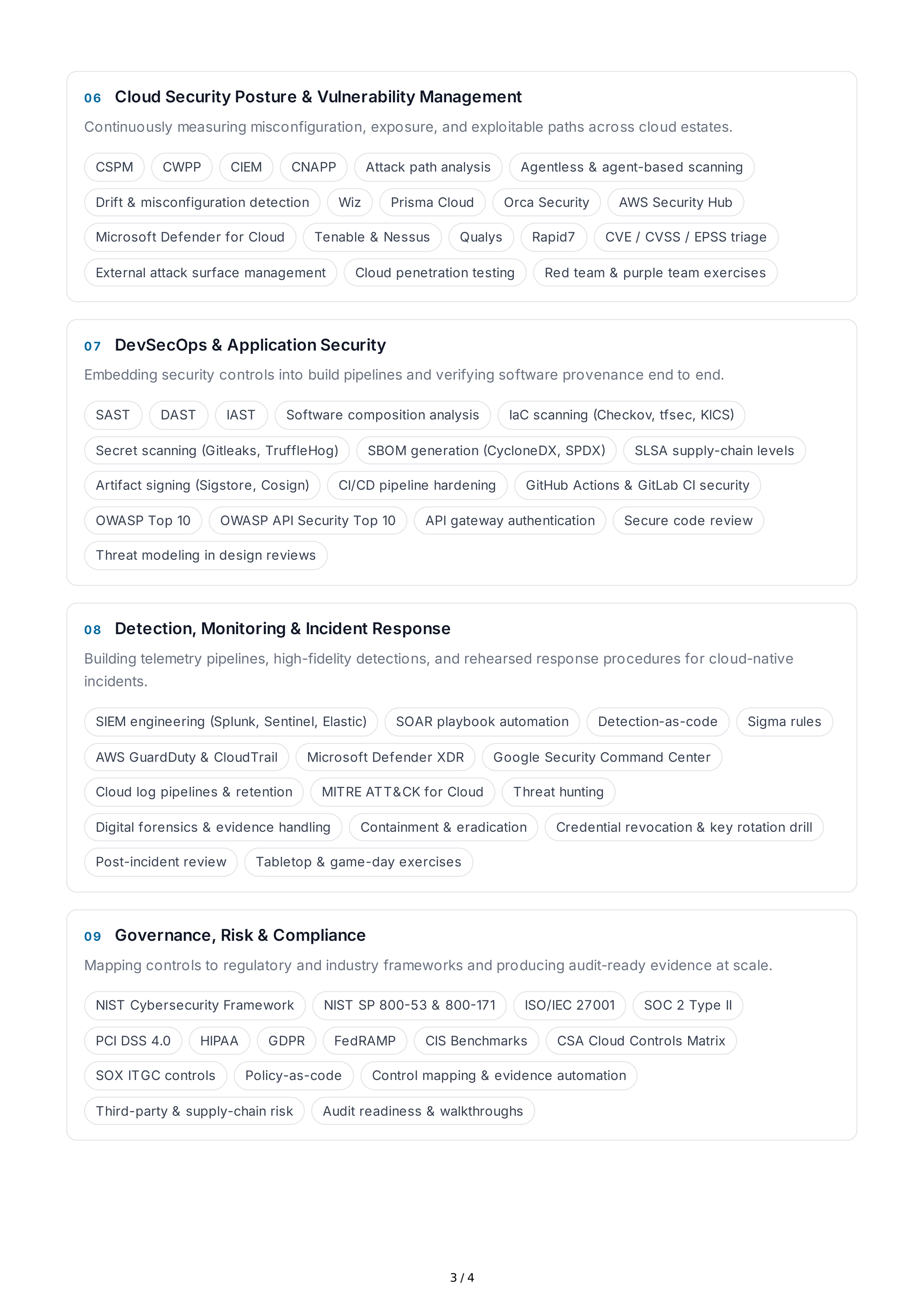 Cloud Security Technical Skills — page 3