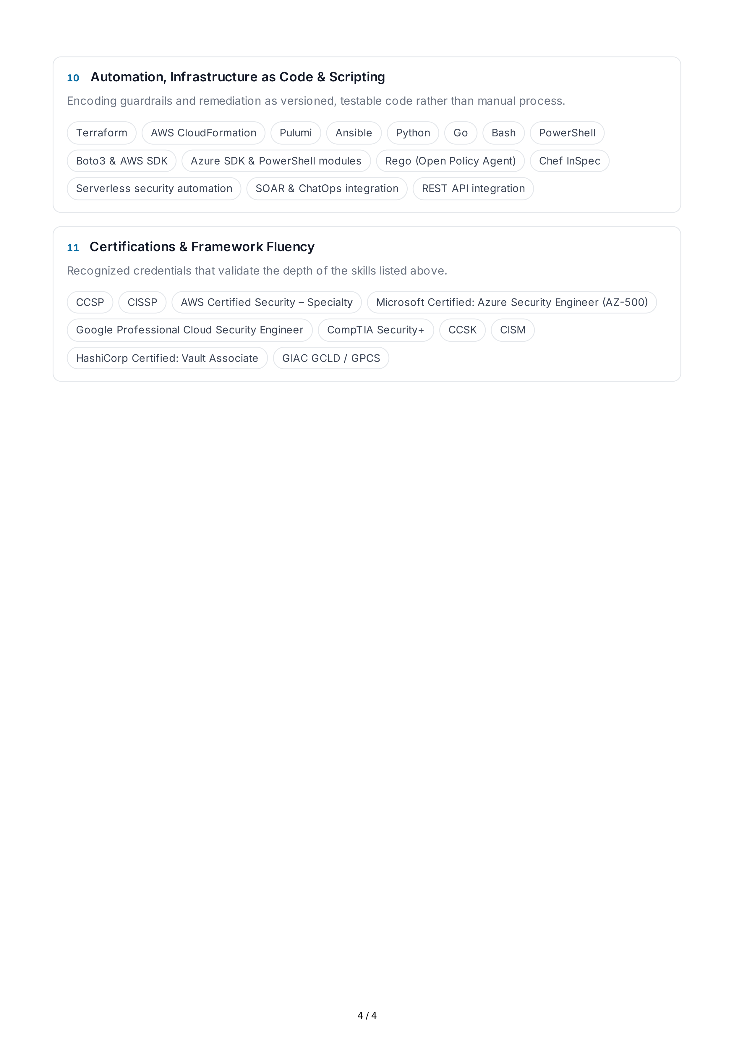 Cloud Security Technical Skills — page 4
