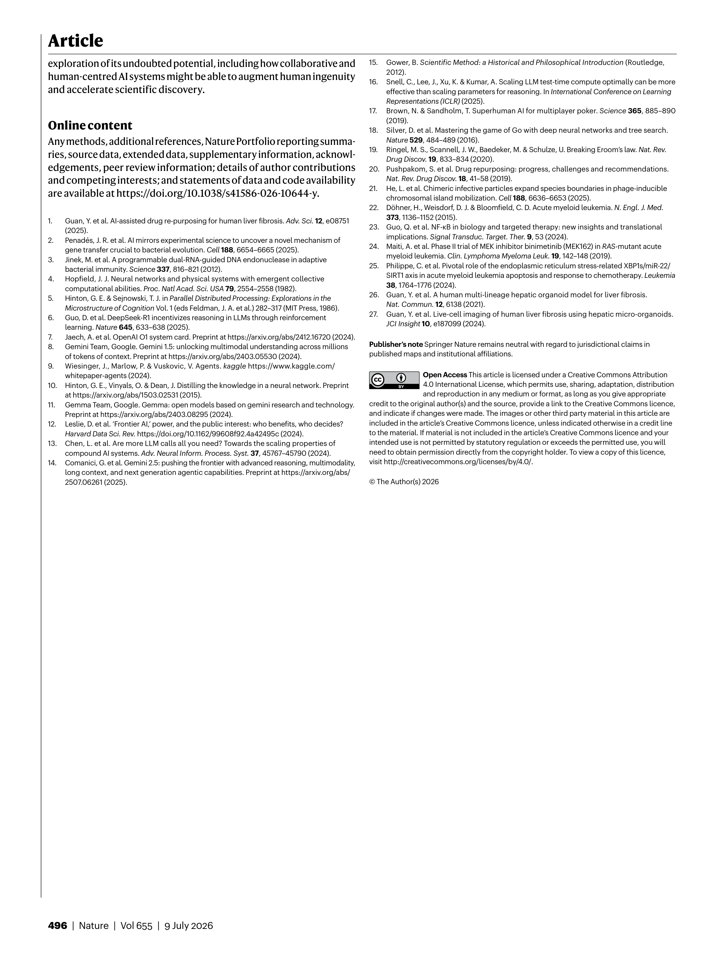 Co-Scientist Research Paper by Google DeepMind — page 10