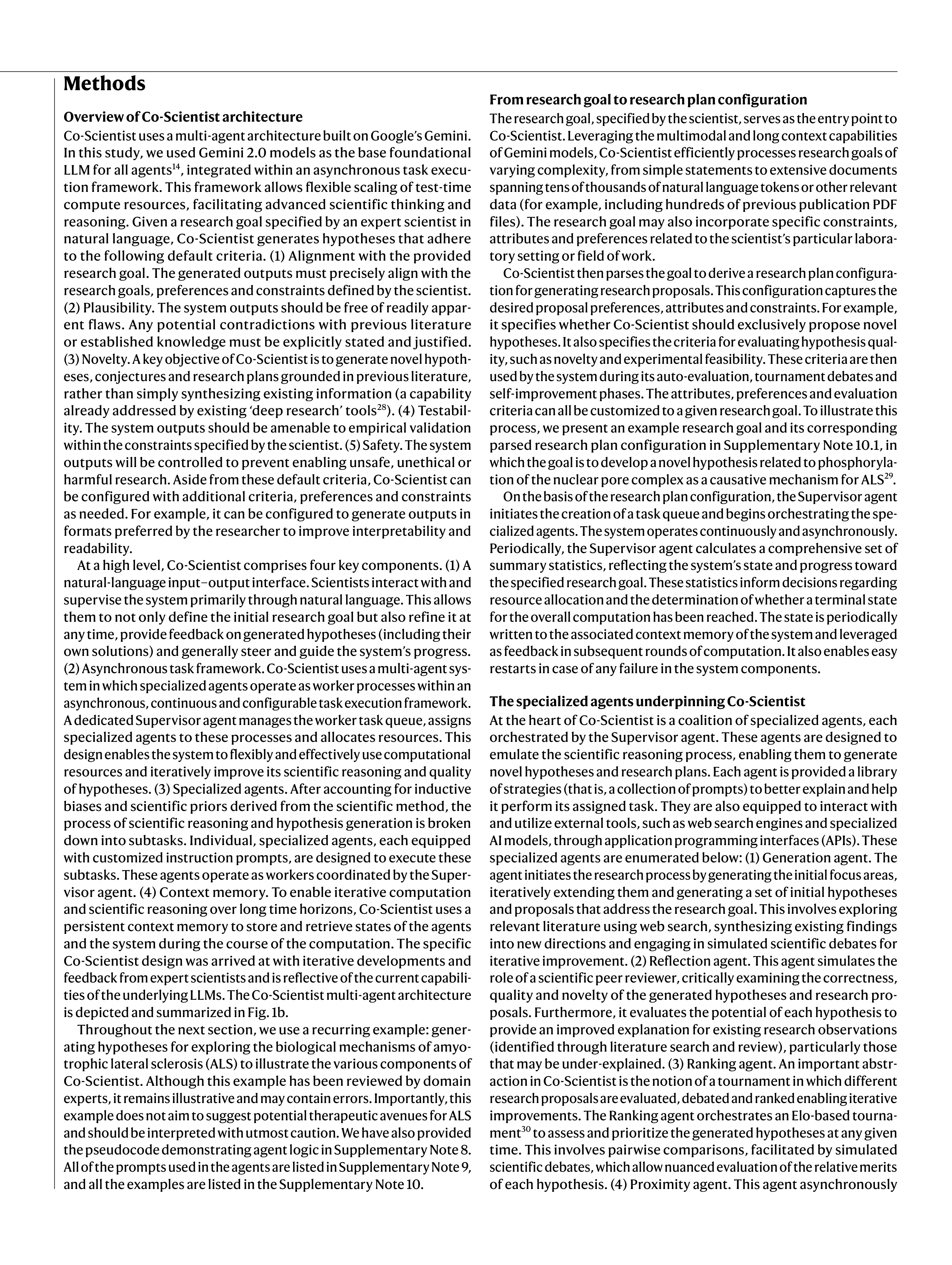 Co-Scientist Research Paper by Google DeepMind — page 11
