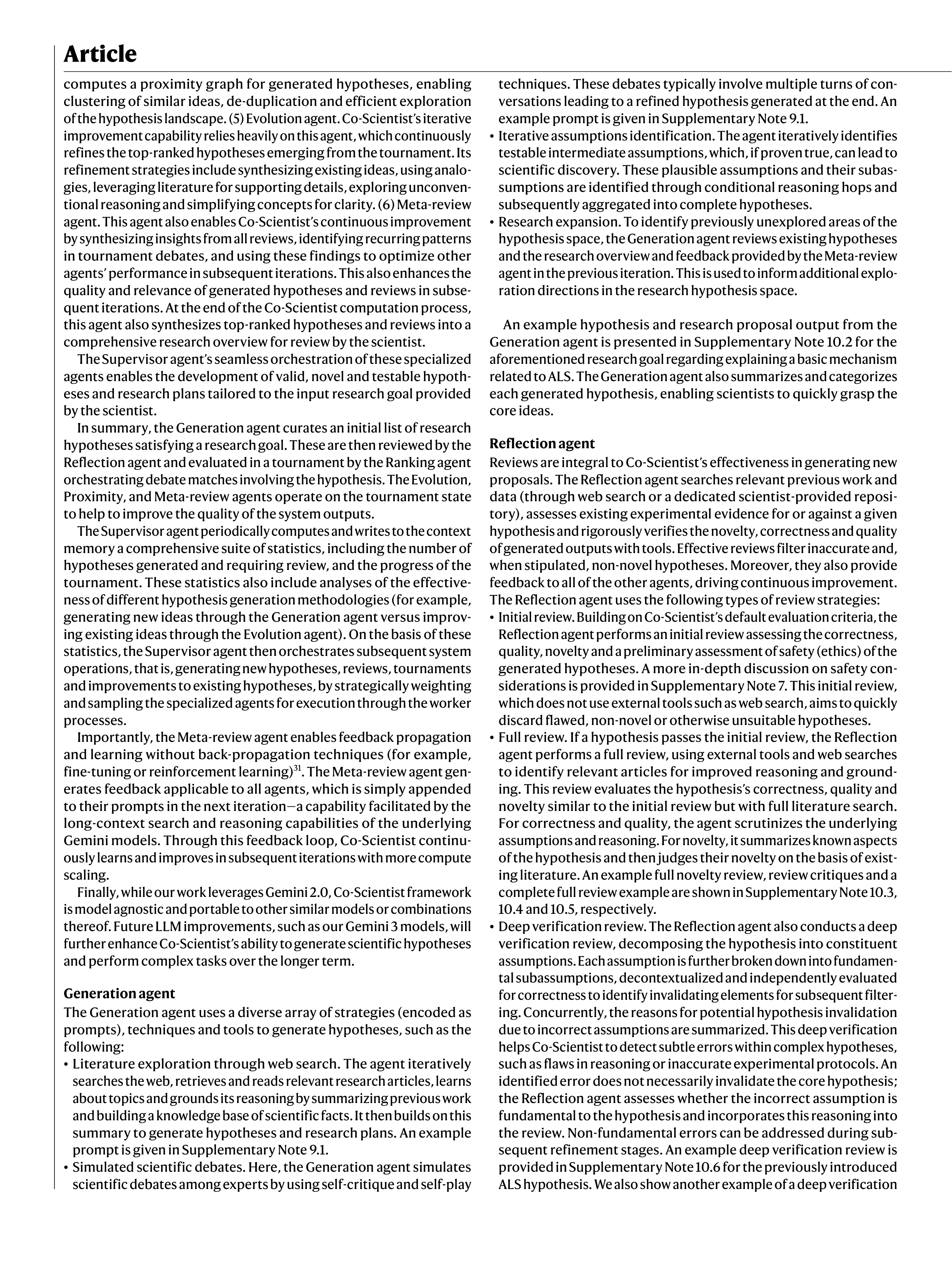 Co-Scientist Research Paper by Google DeepMind — page 12