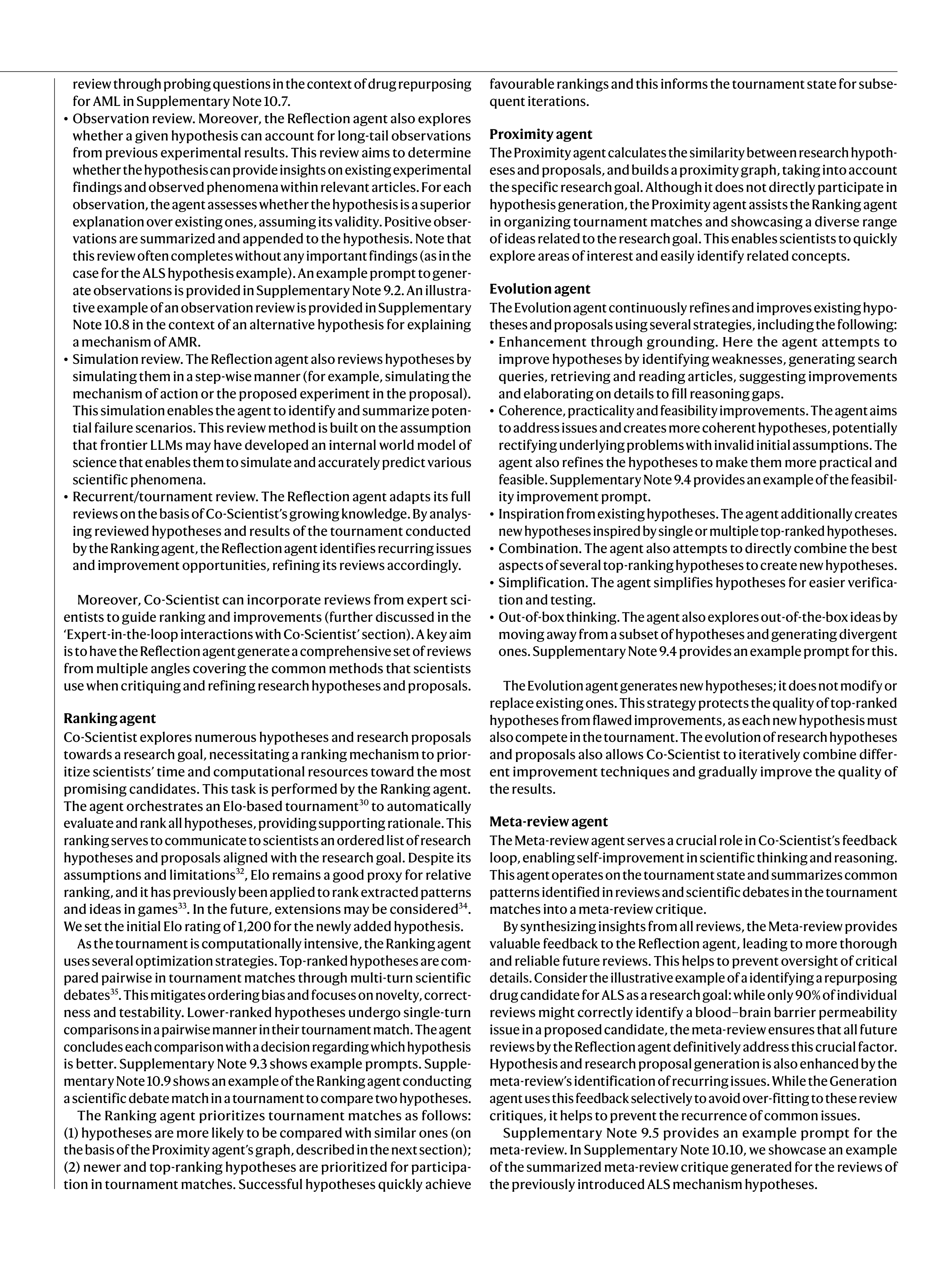 Co-Scientist Research Paper by Google DeepMind — page 13