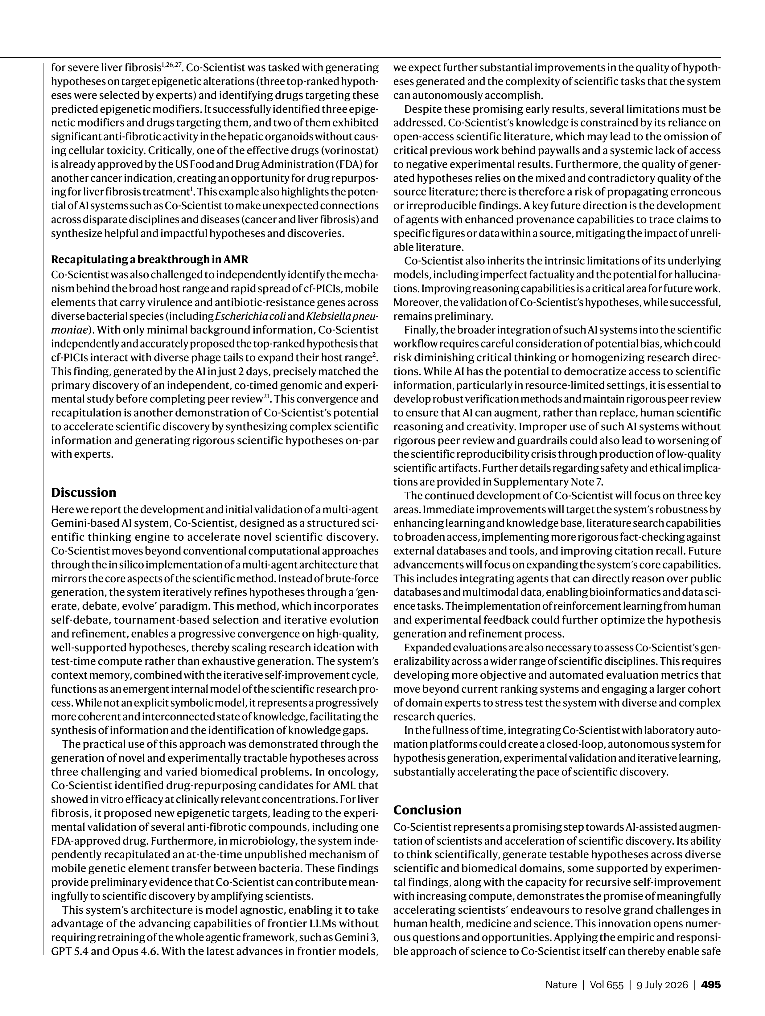 Co-Scientist Research Paper by Google DeepMind — page 9