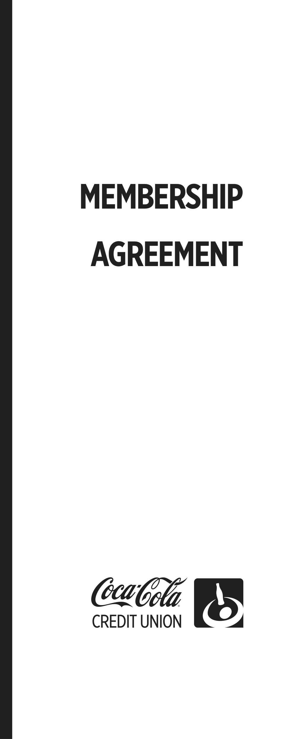 Coca-Cola Member Agreement — page 1