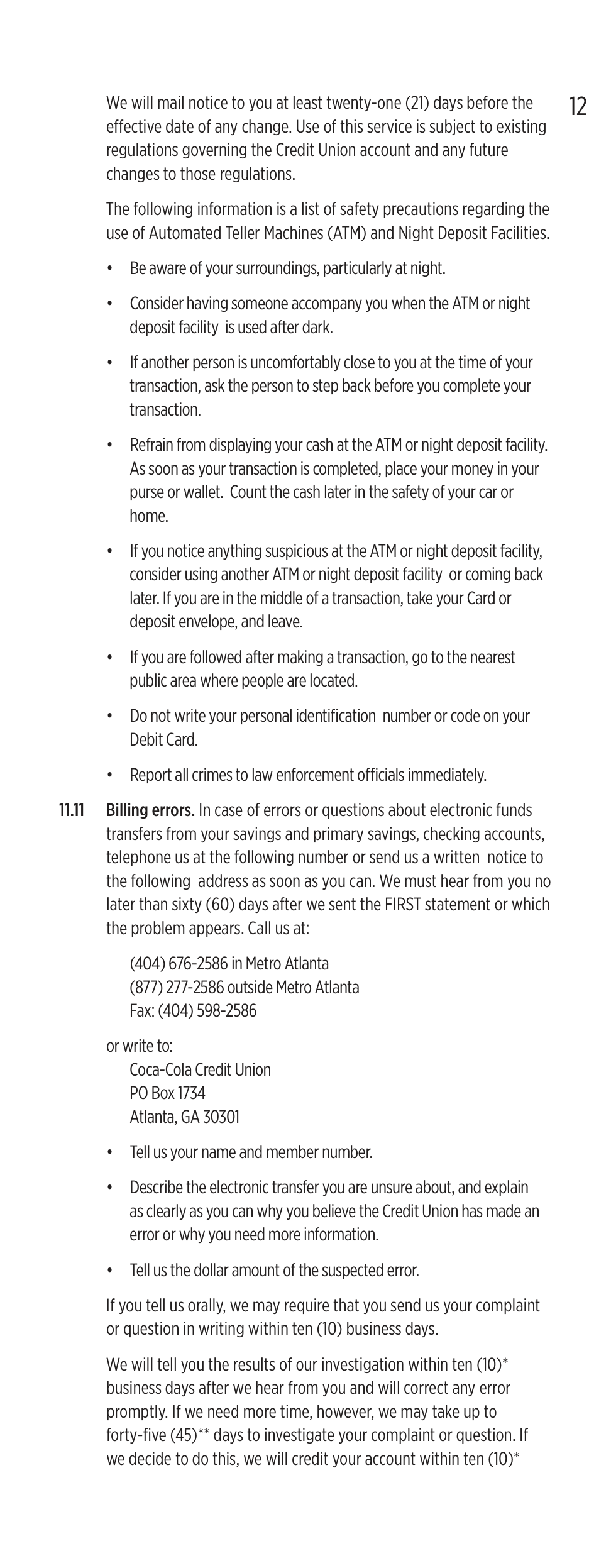 Coca-Cola Member Agreement — page 15