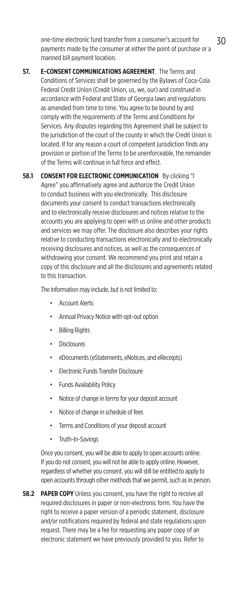 Coca-Cola Member Agreement — page 33