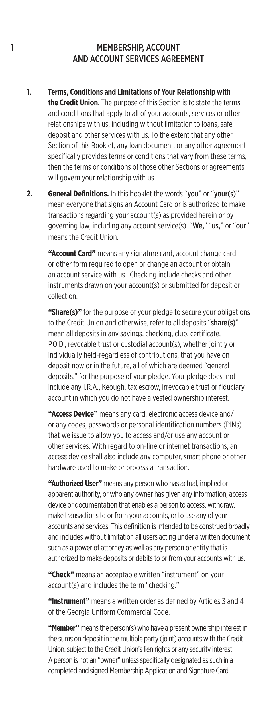 Coca-Cola Member Agreement — page 4