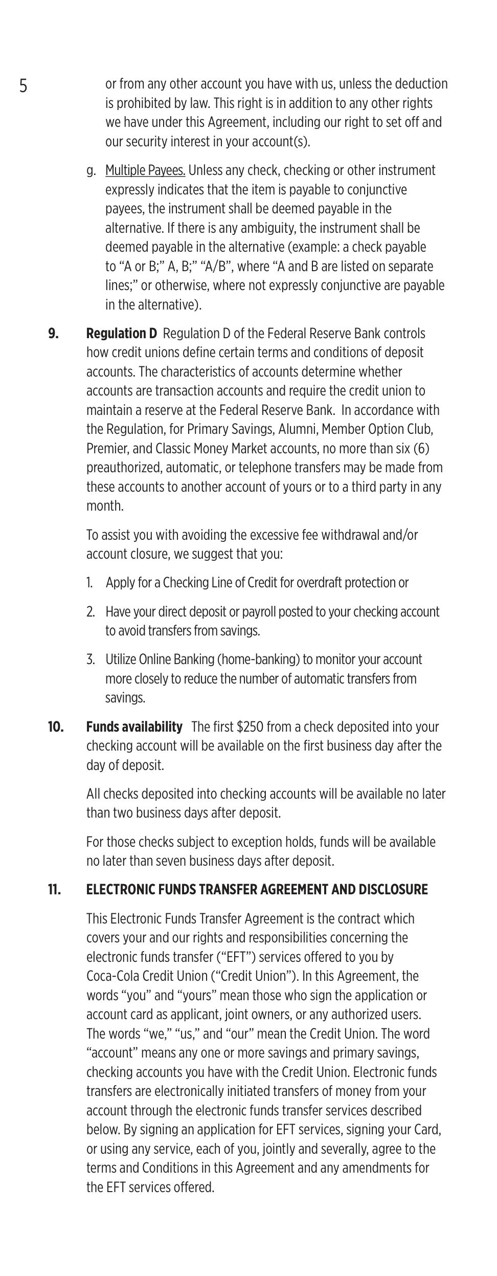 Coca-Cola Member Agreement — page 8