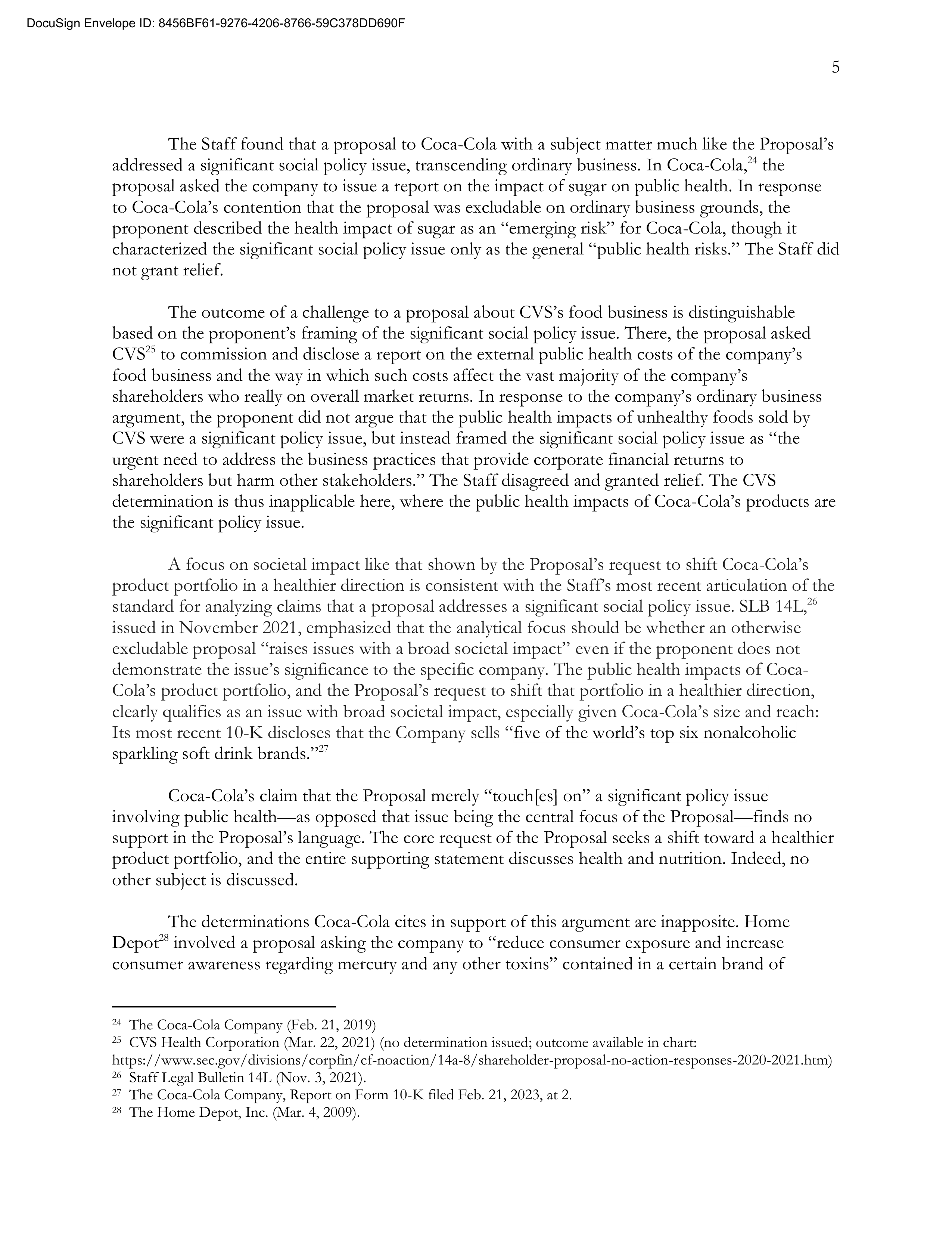 Coca Cola Proposal  — page 18