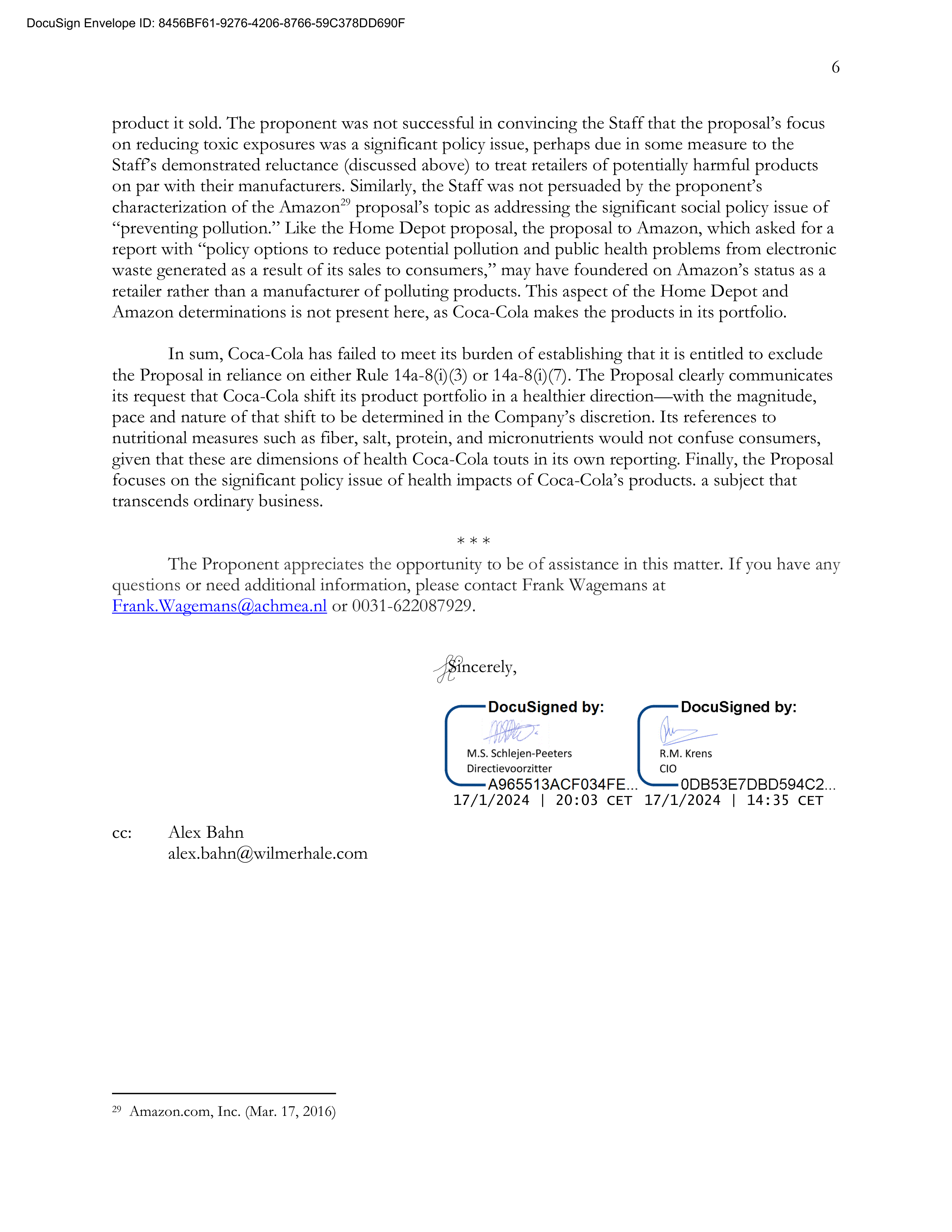 Coca Cola Proposal  — page 19