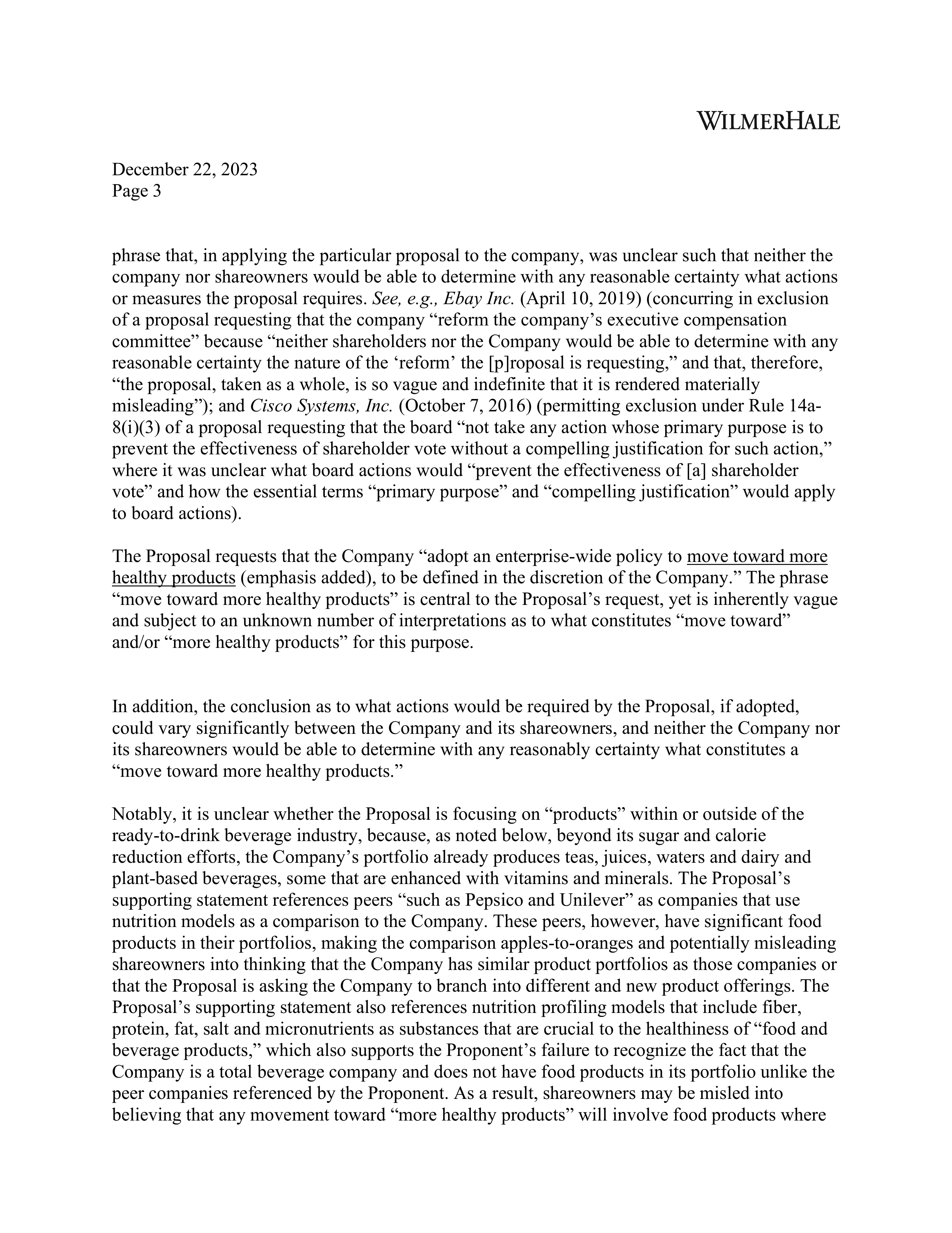 Coca Cola Proposal  — page 4