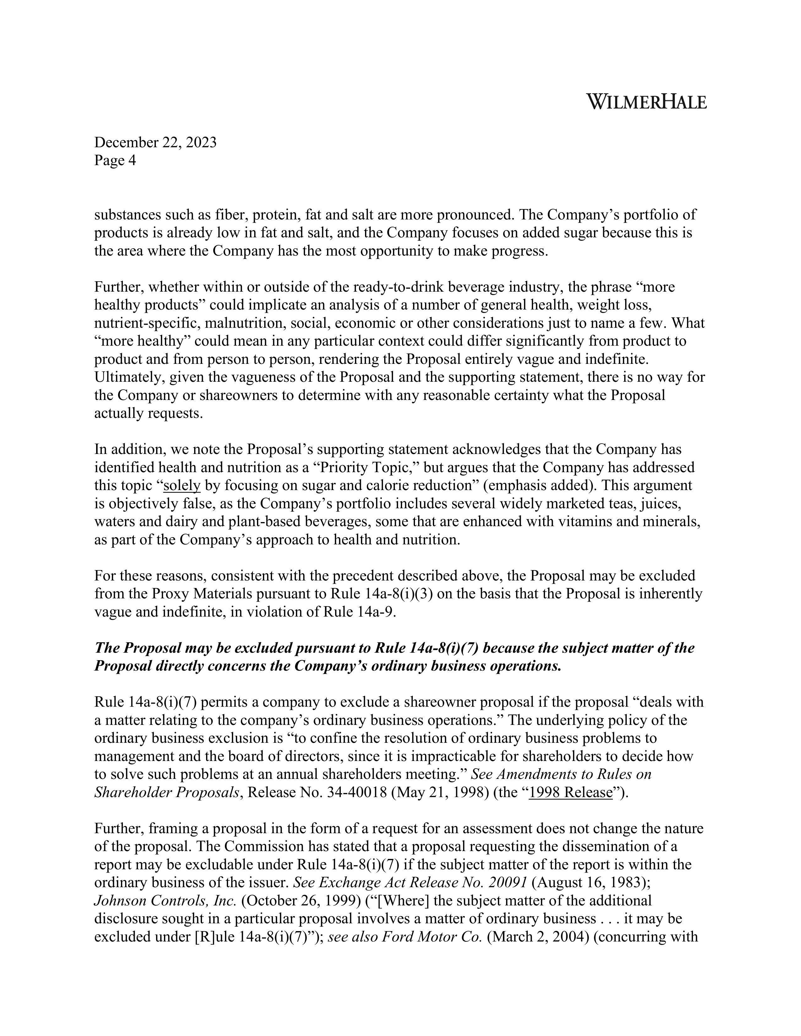 Coca Cola Proposal  — page 5