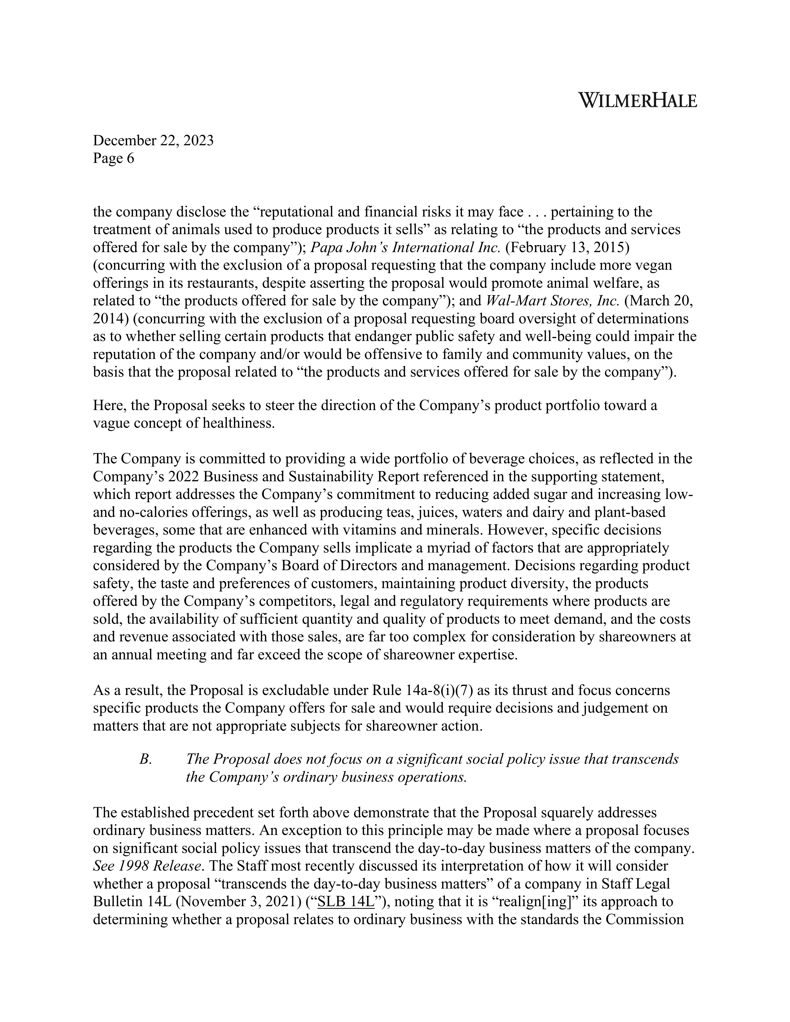 Coca Cola Proposal  — page 7