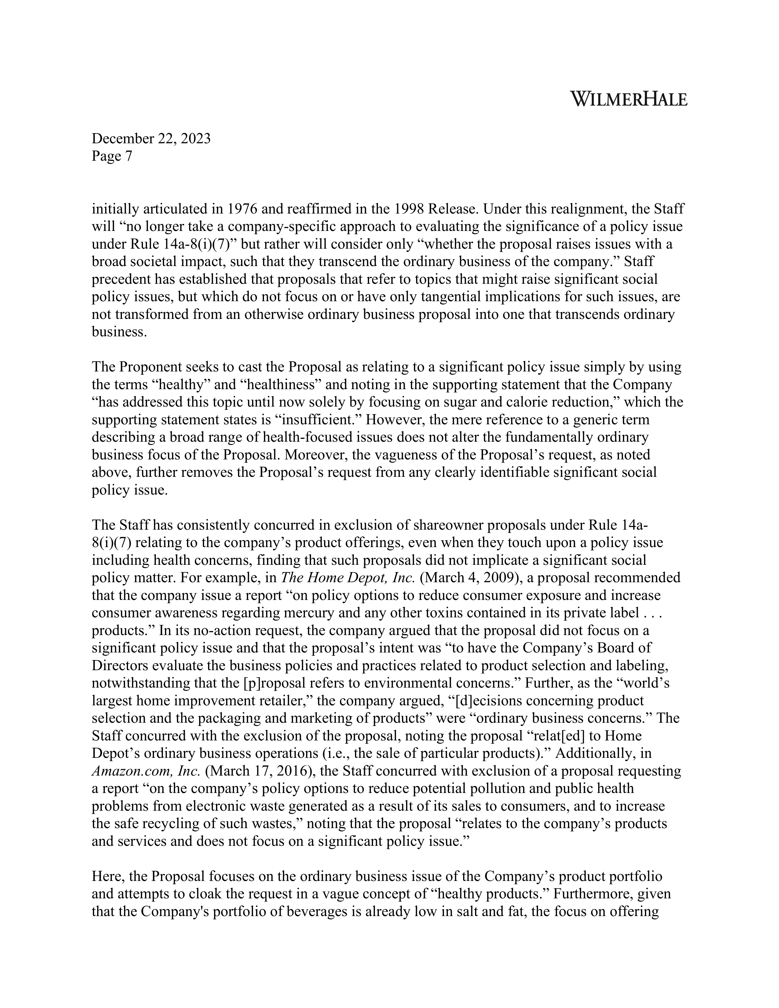 Coca Cola Proposal  — page 8