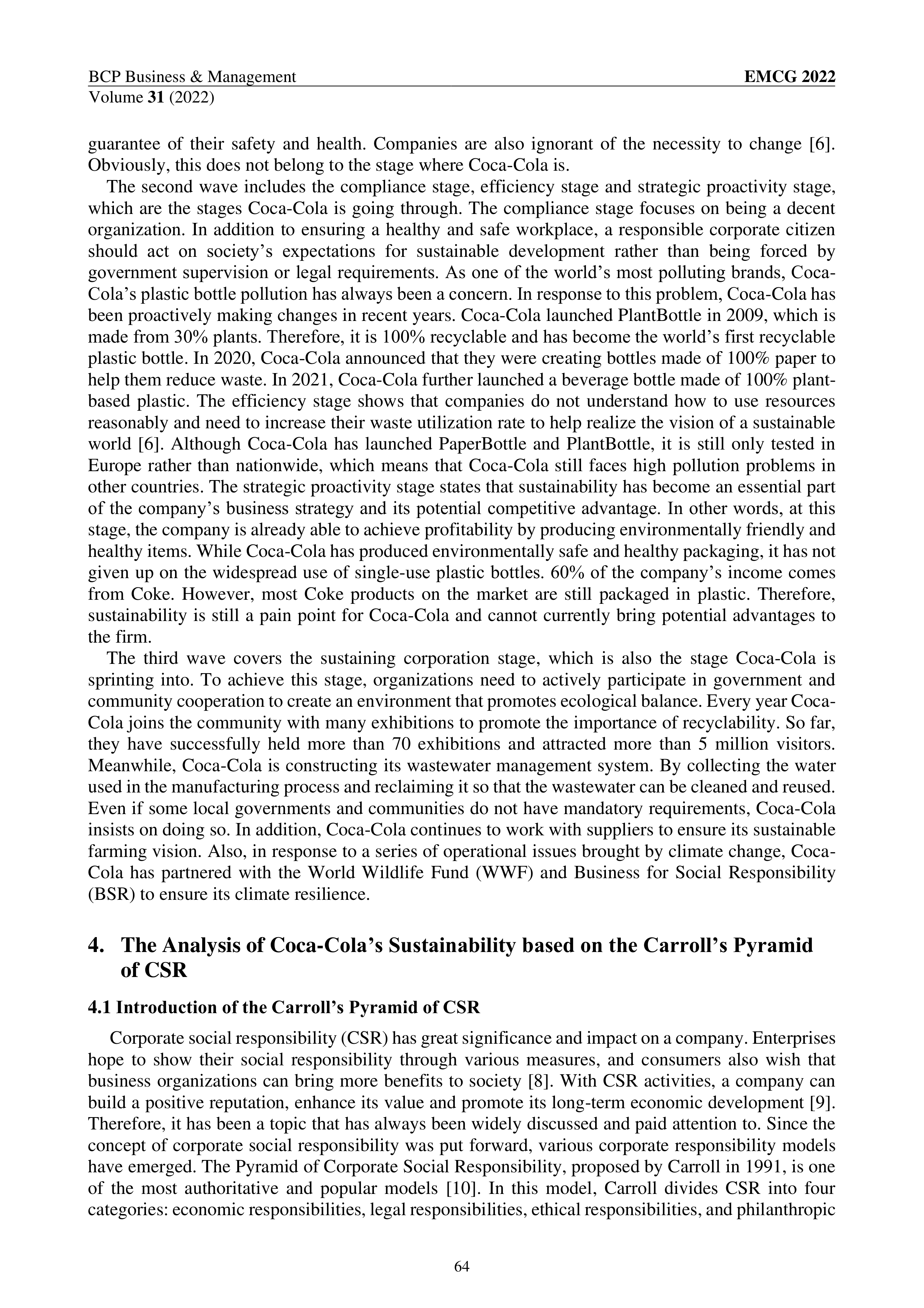 Coca Cola Sustainability Report — page 3