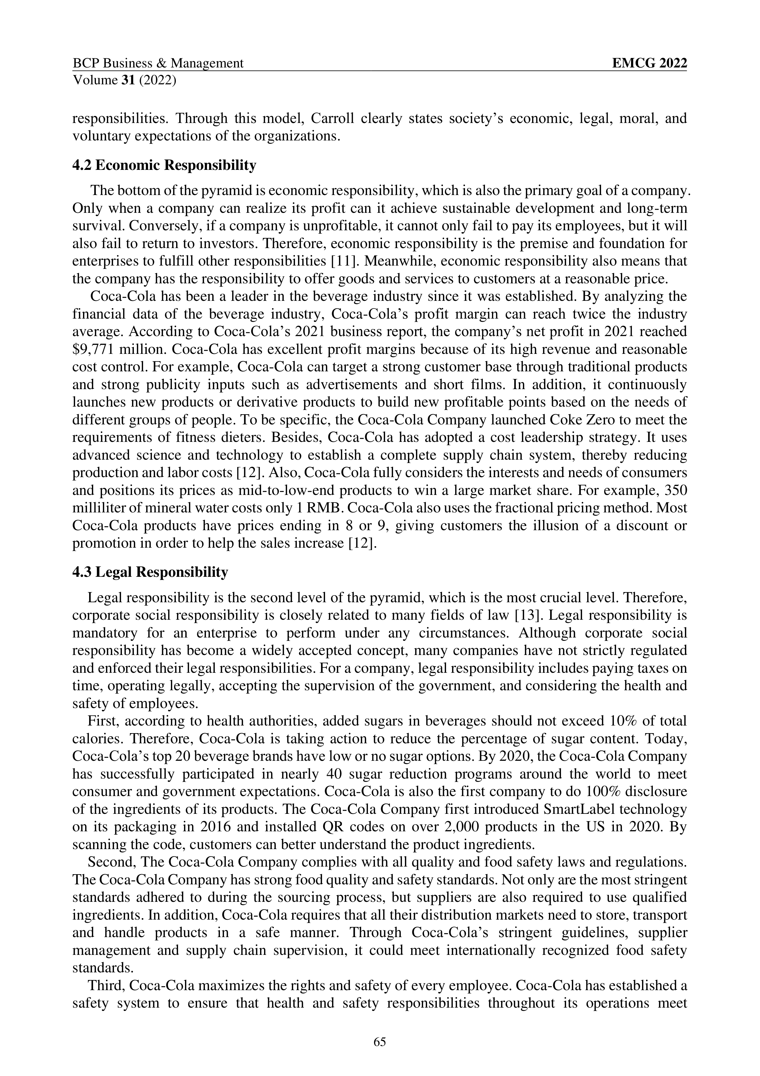 Coca Cola Sustainability Report — page 4