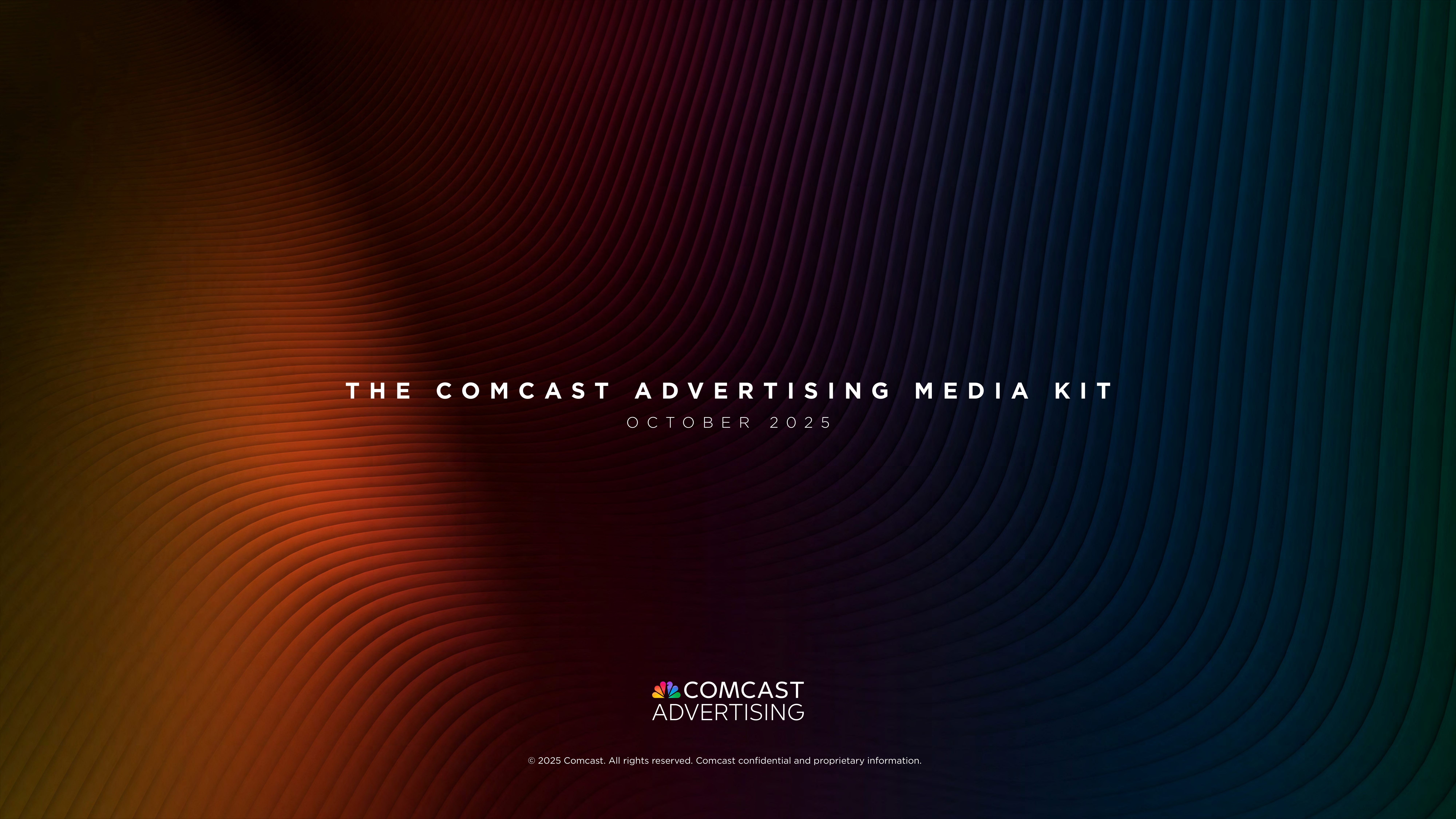 Comcast Advertising Media Kit  — page 1
