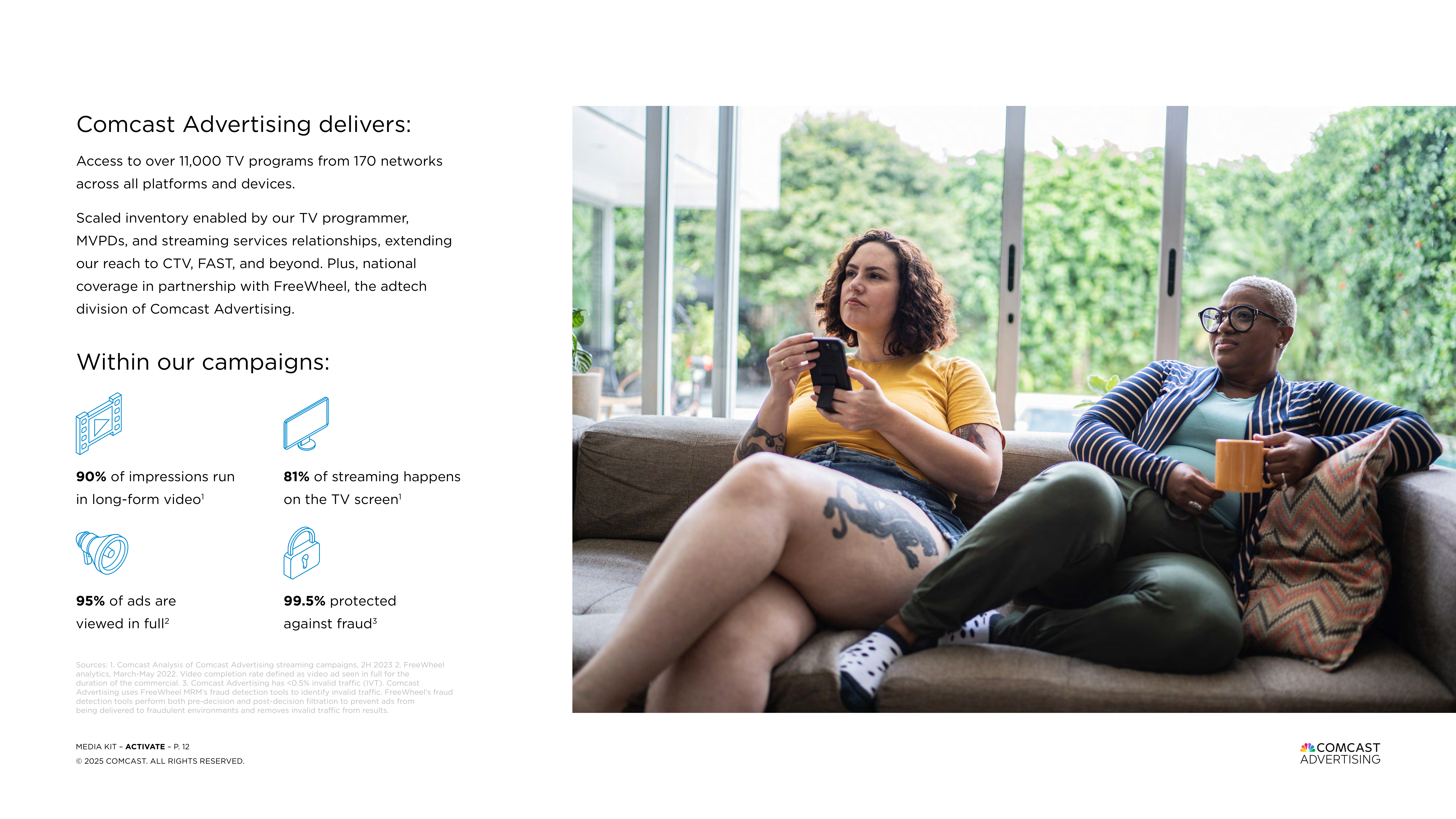 Comcast Advertising Media Kit  — page 12