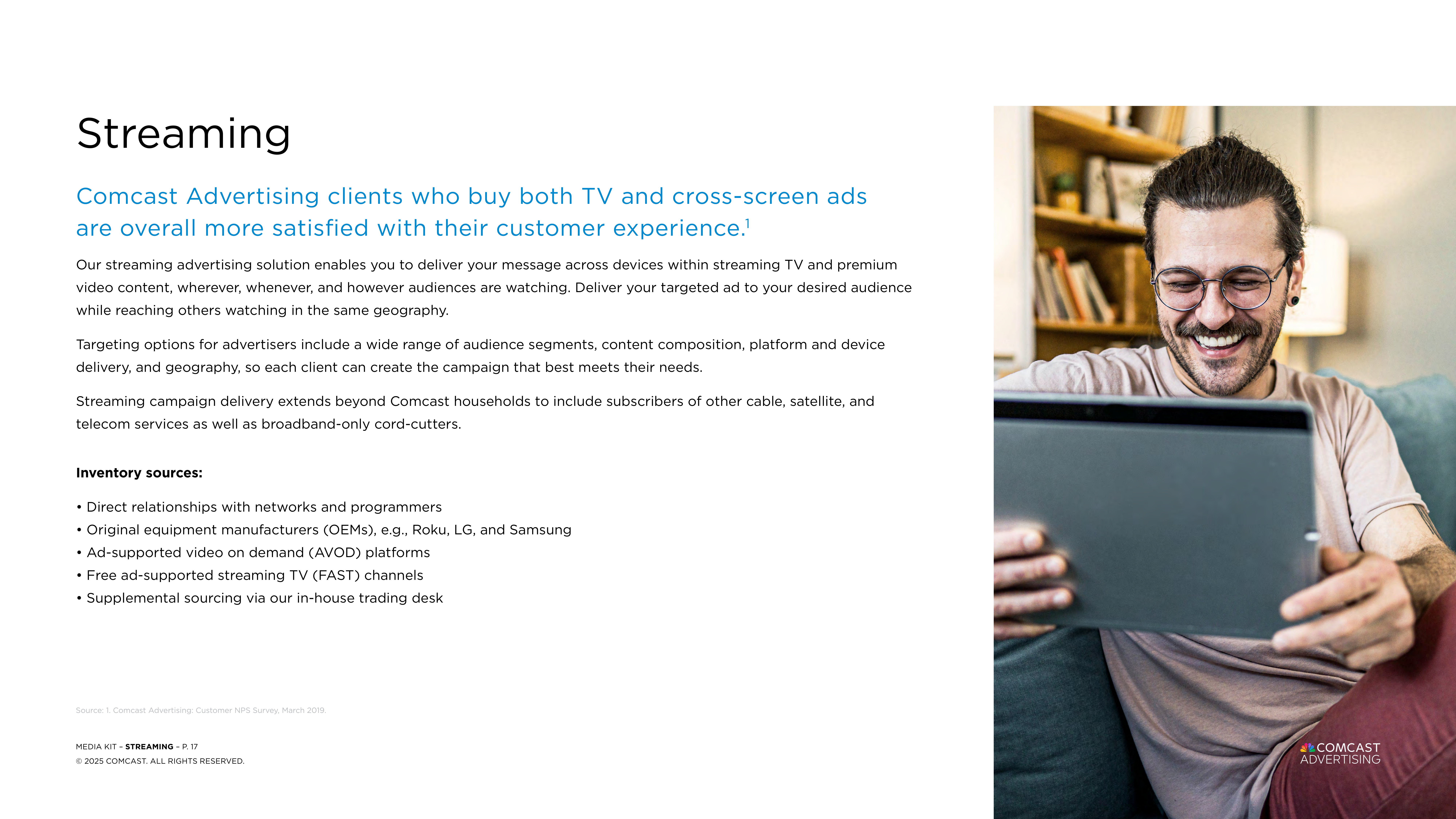 Comcast Advertising Media Kit  — page 17