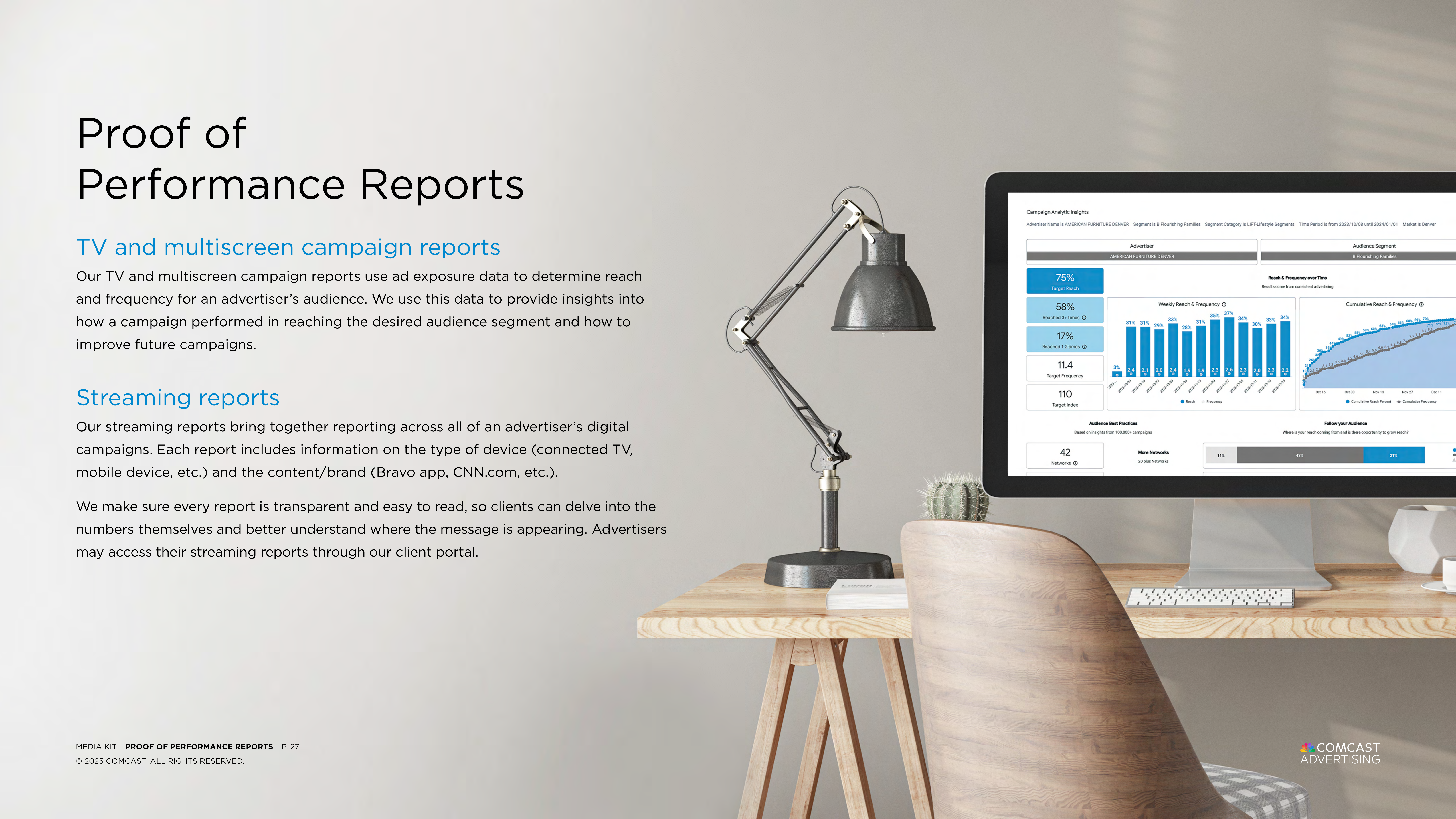 Comcast Advertising Media Kit  — page 27
