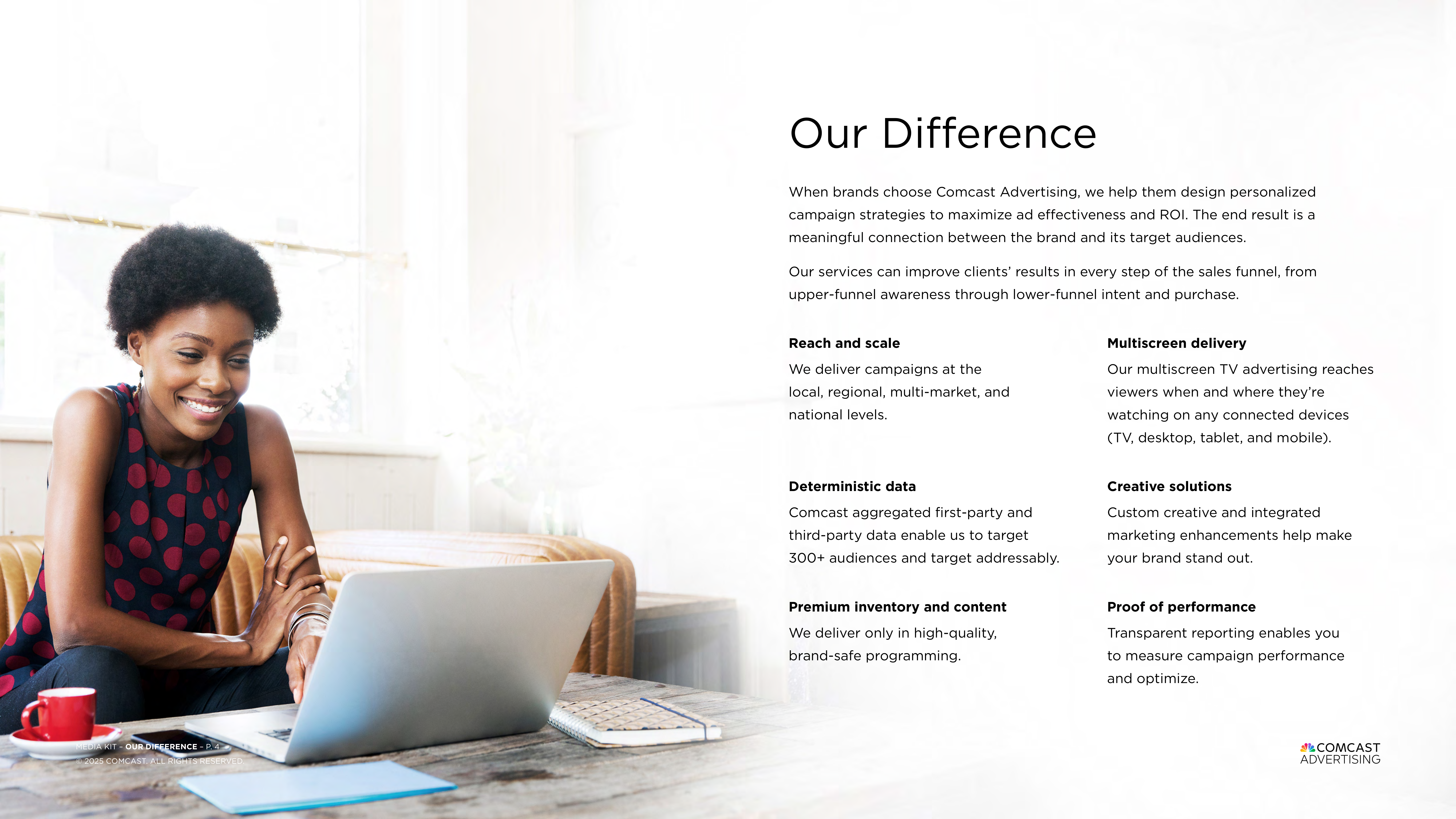 Comcast Advertising Media Kit  — page 4