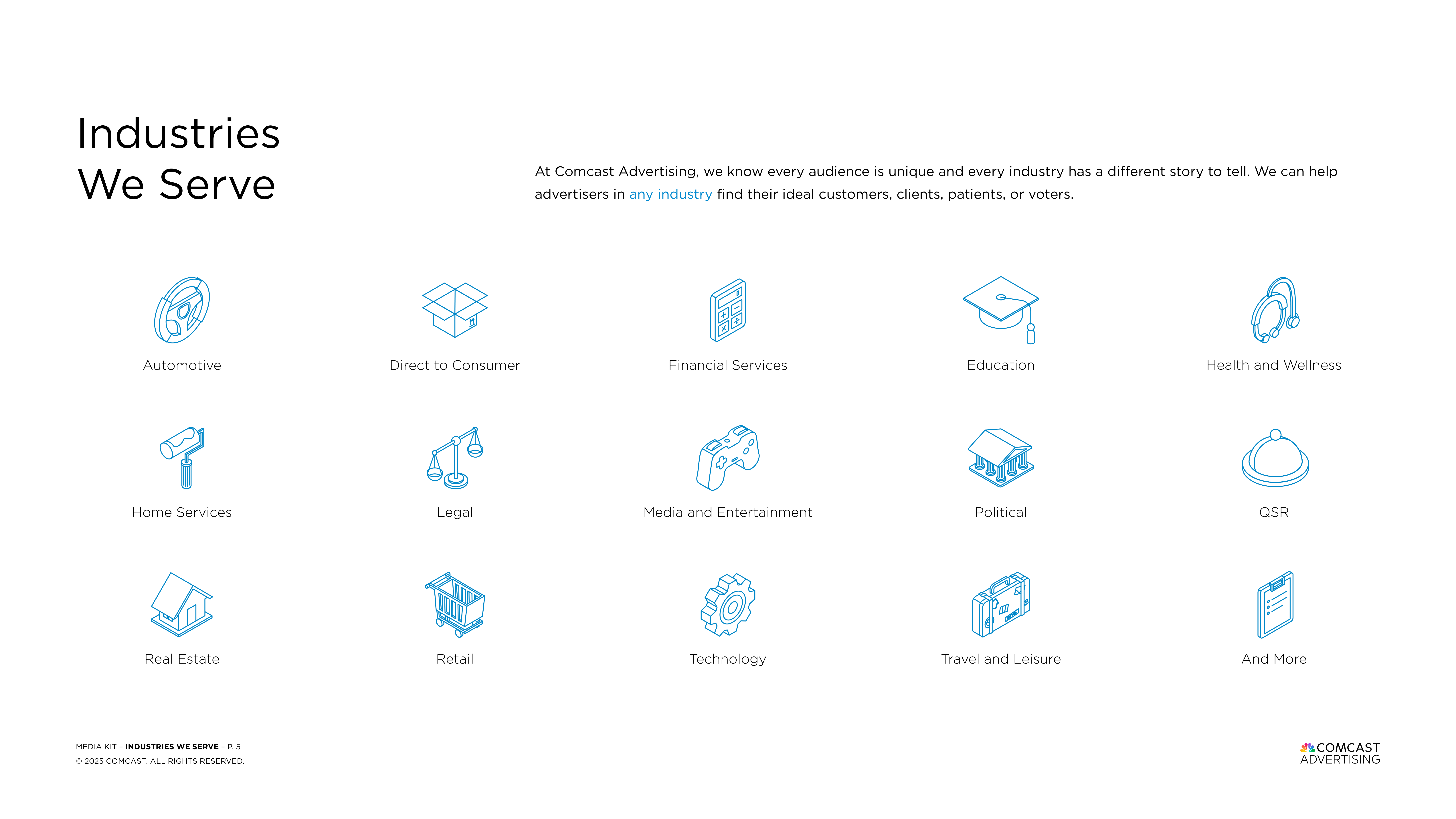 Comcast Advertising Media Kit  — page 5