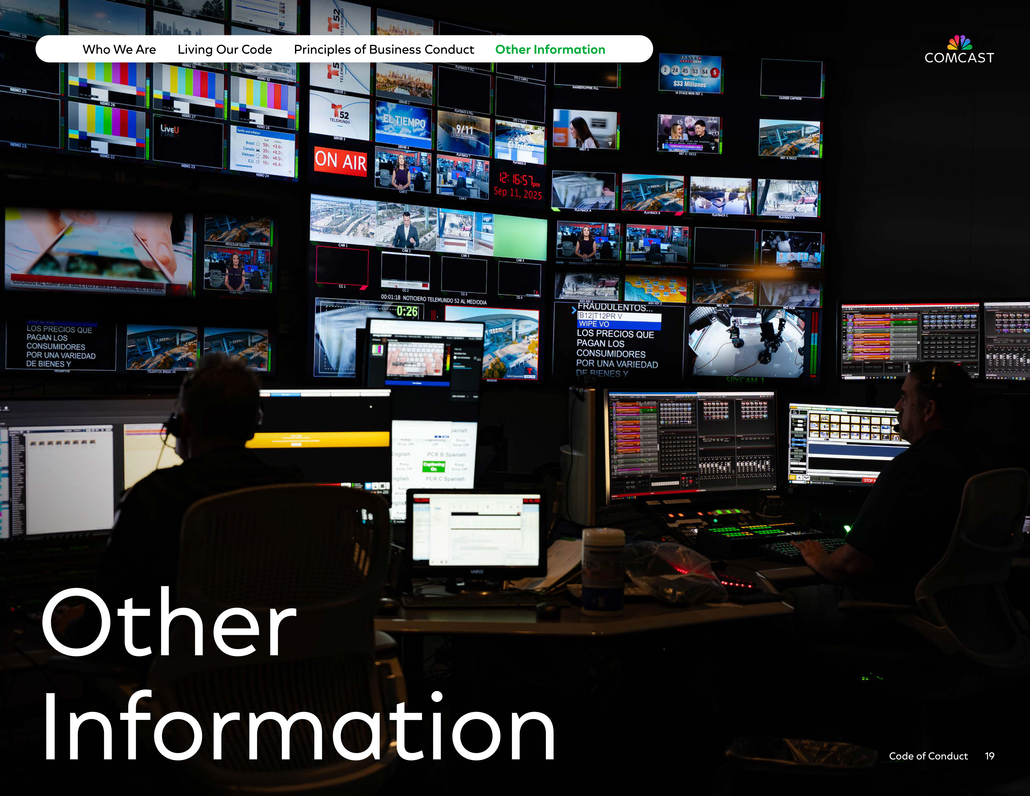 Comcast Corporation Code of Conduct Handbook — page 19