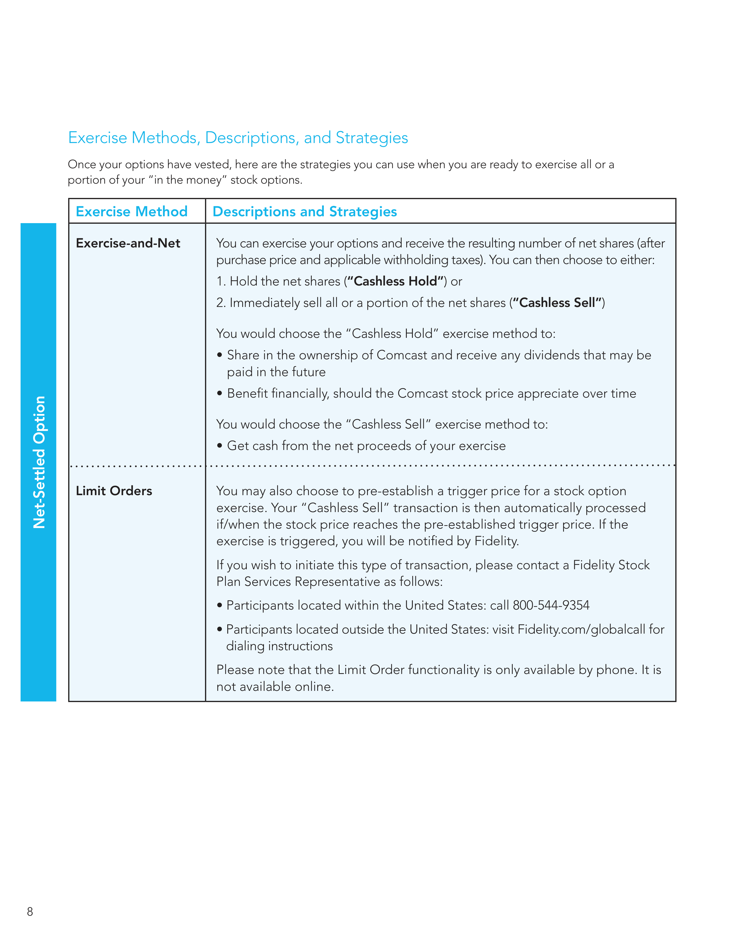 Comcast Employee Equity Program Brochure — page 10