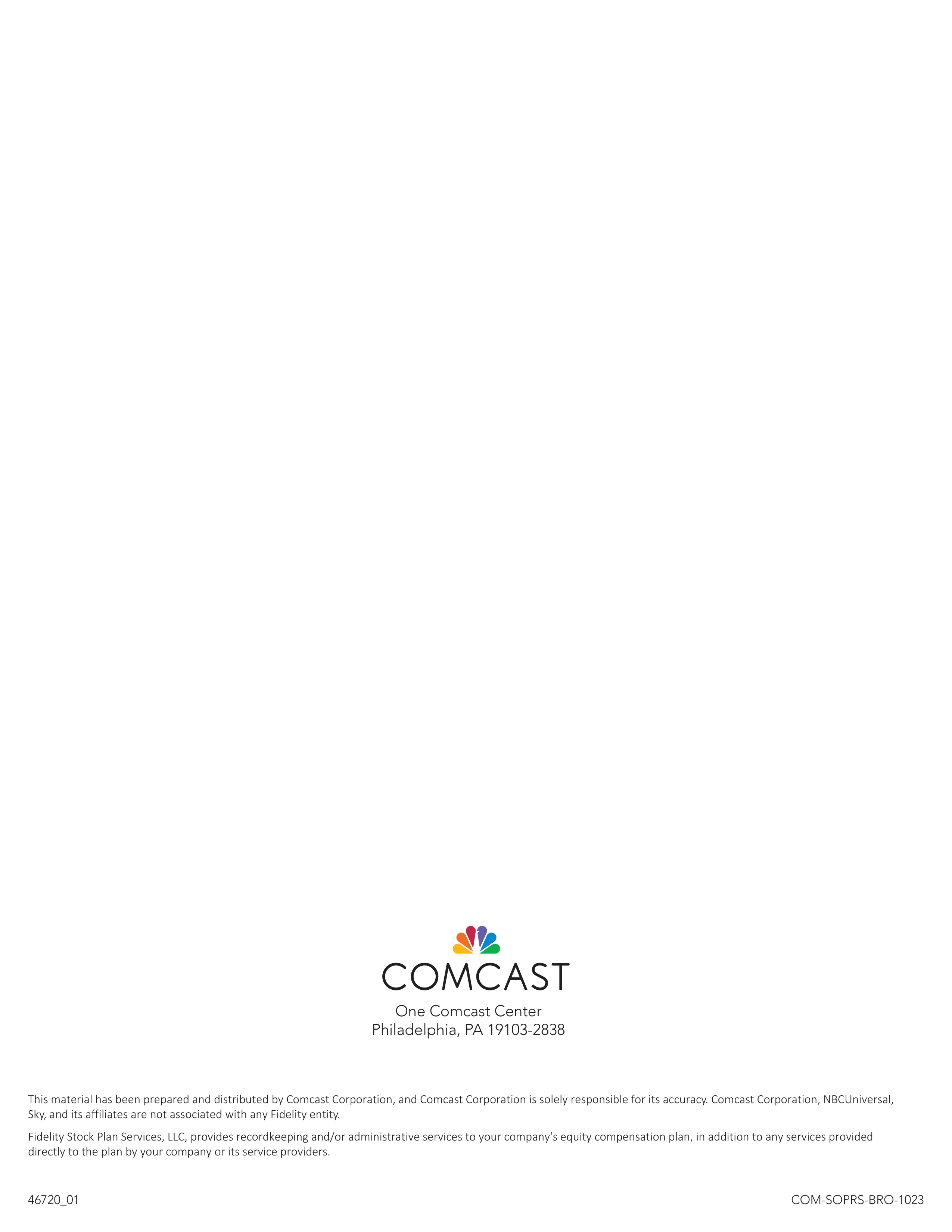 Comcast Employee Equity Program Brochure — page 14