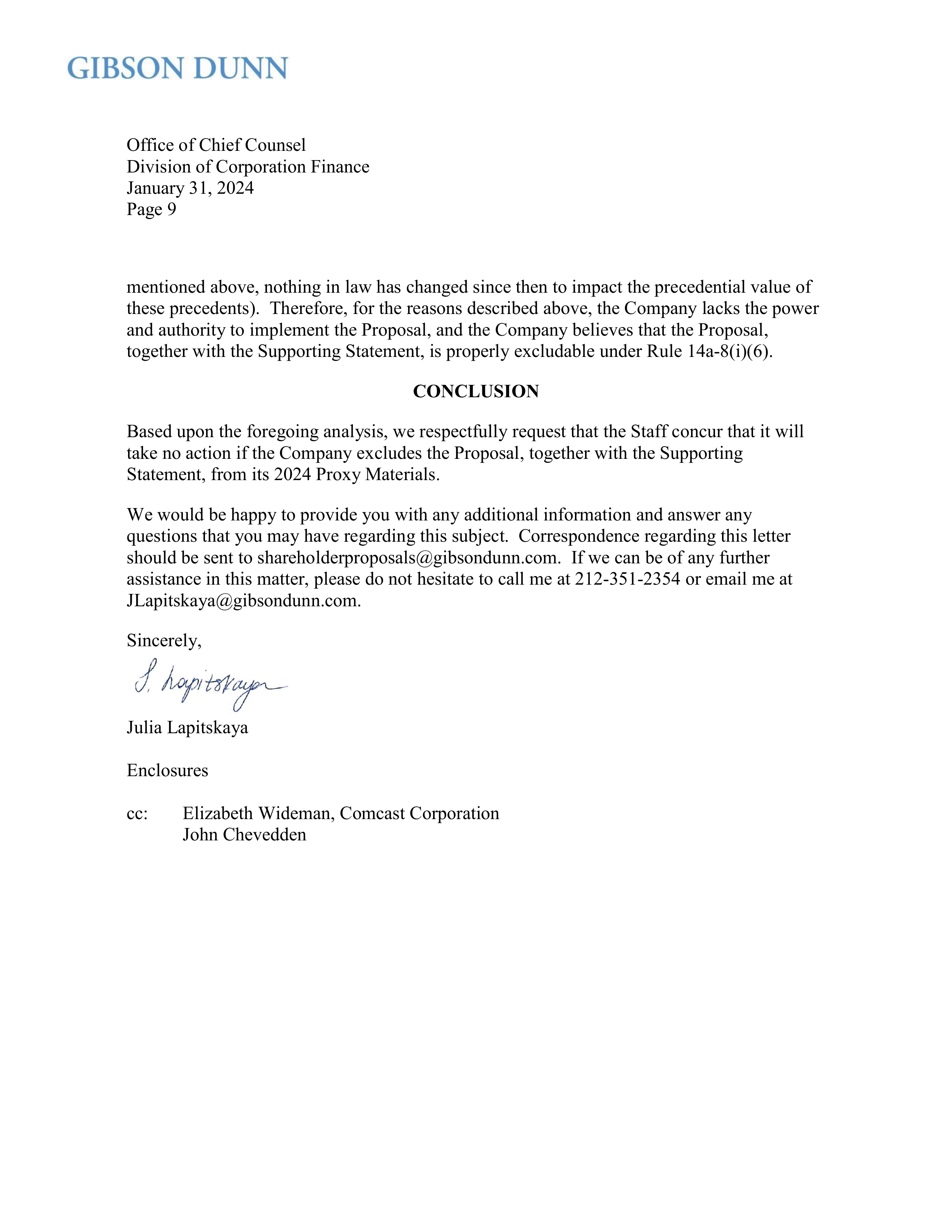 Comcast Proposal  — page 10