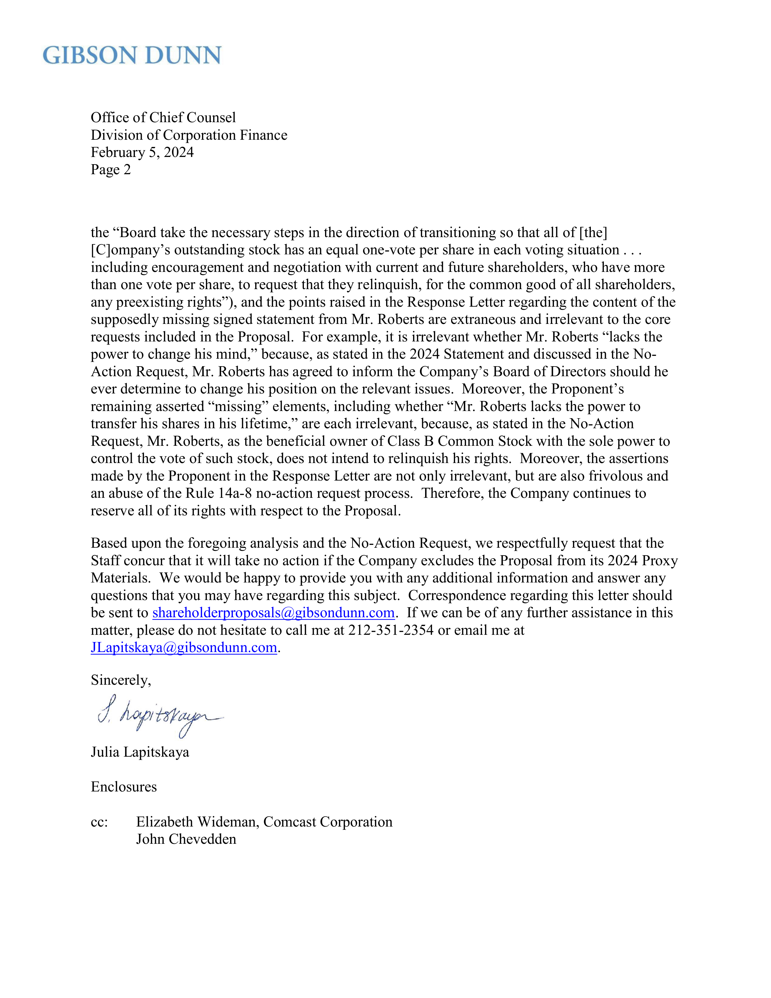 Comcast Proposal  — page 36