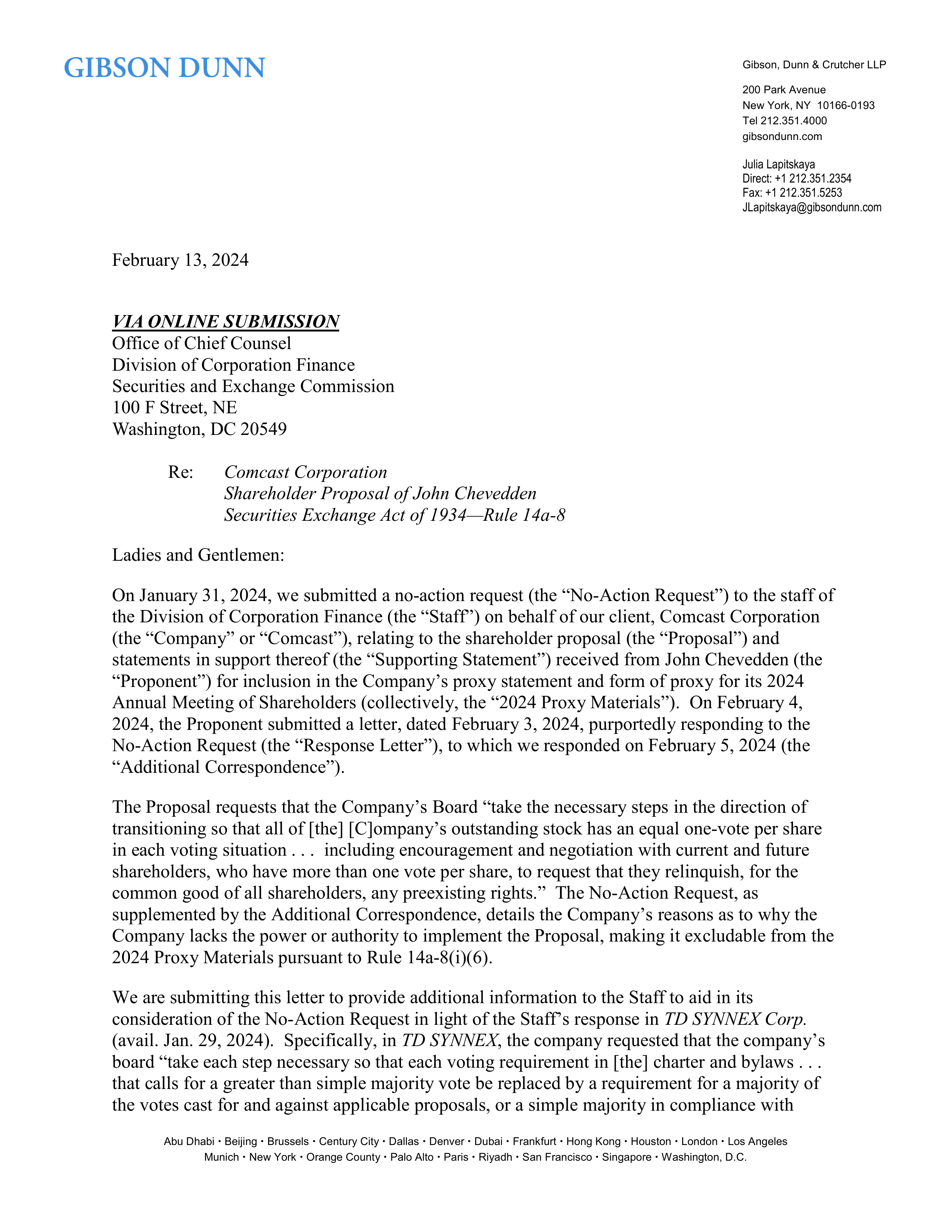 Comcast Proposal  — page 38