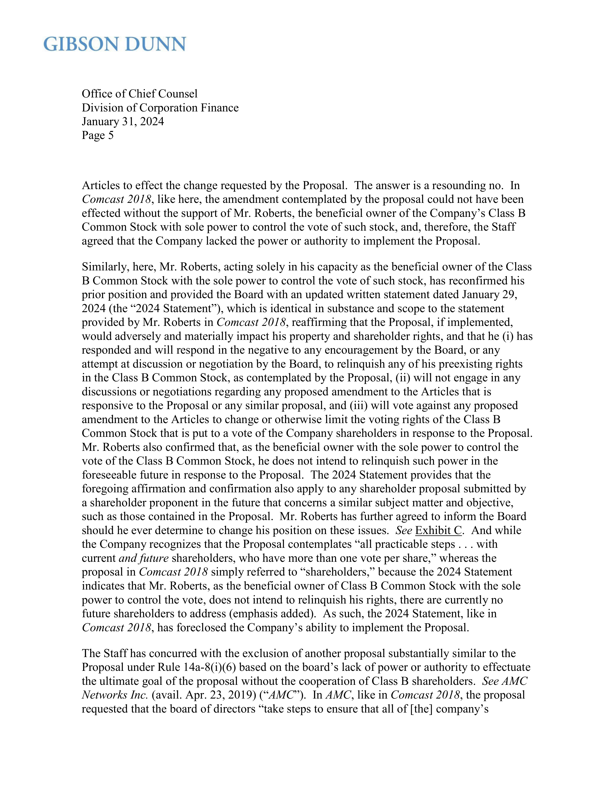 Comcast Proposal  — page 6