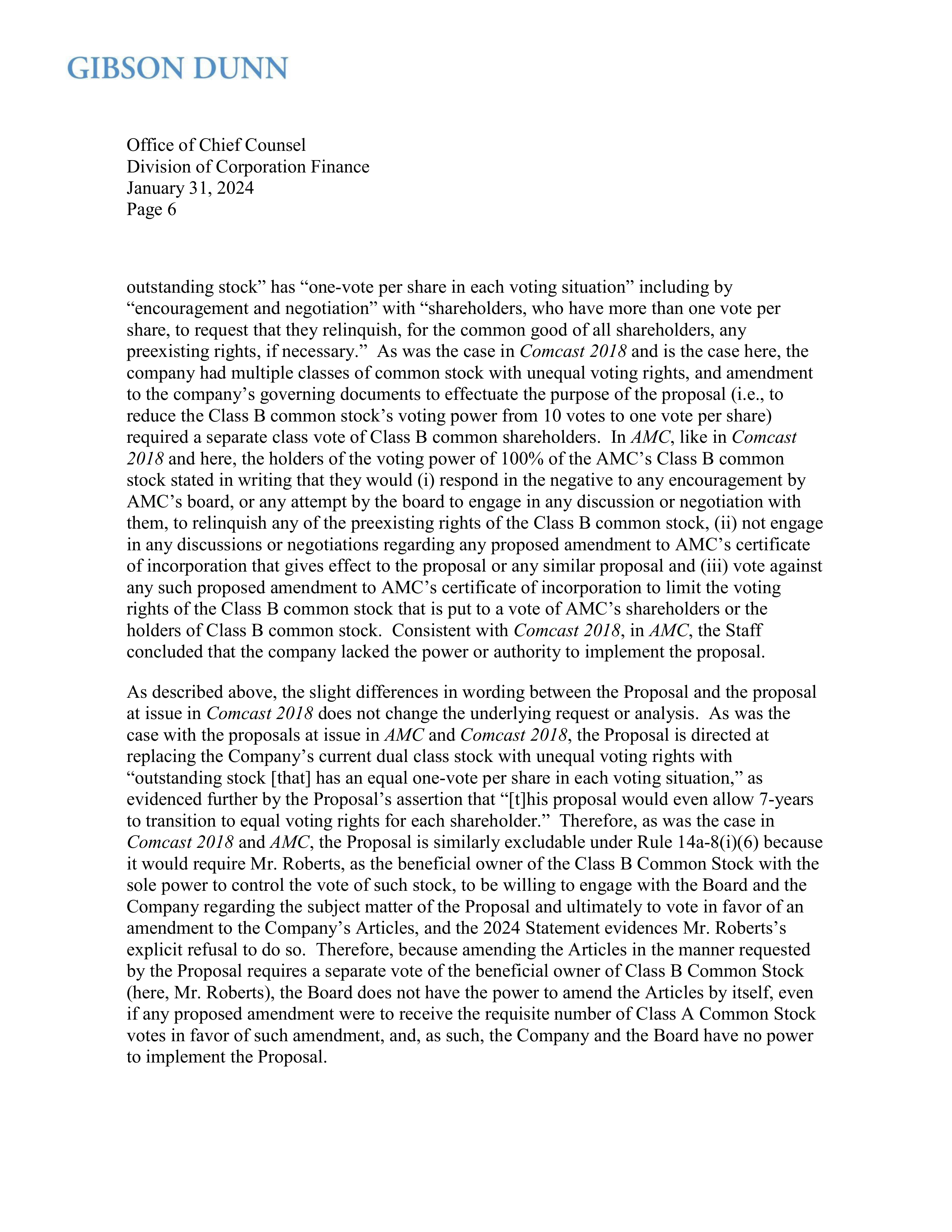 Comcast Proposal  — page 7