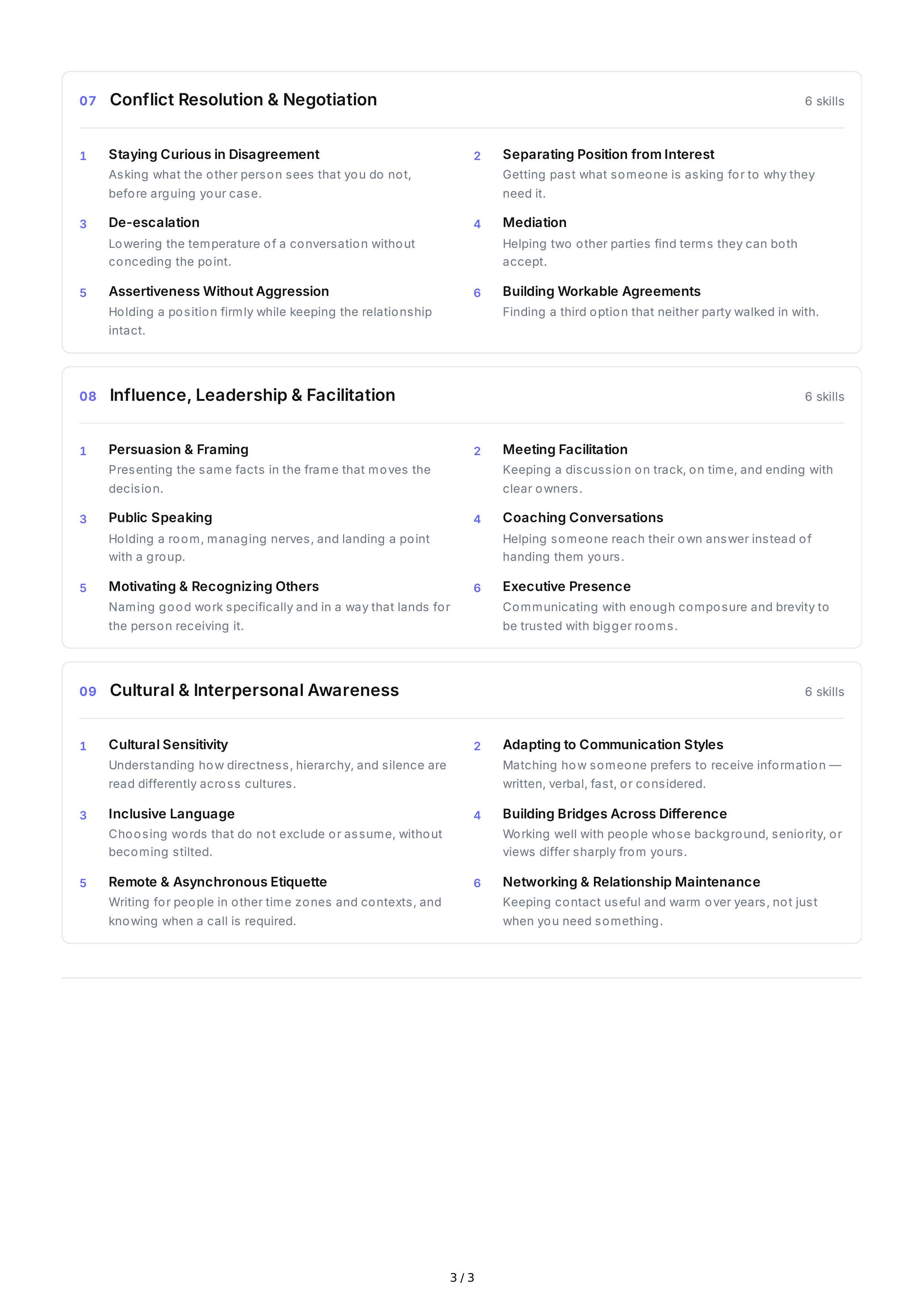 Communication Interpersonal Skills — page 3