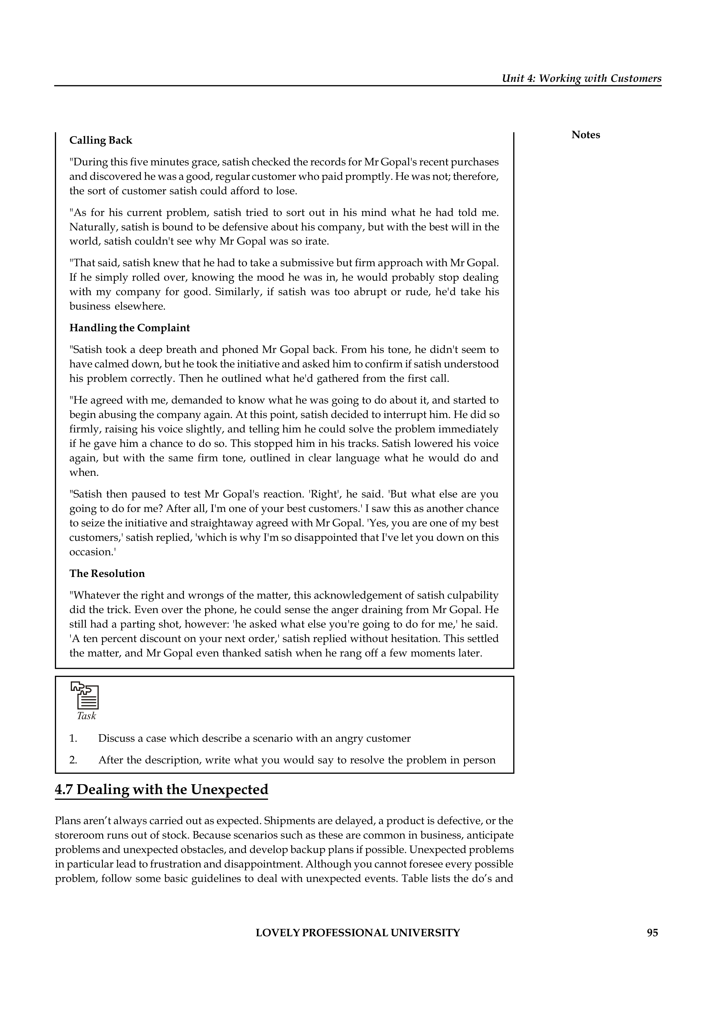 Communication Skills for Customer Service — page 102