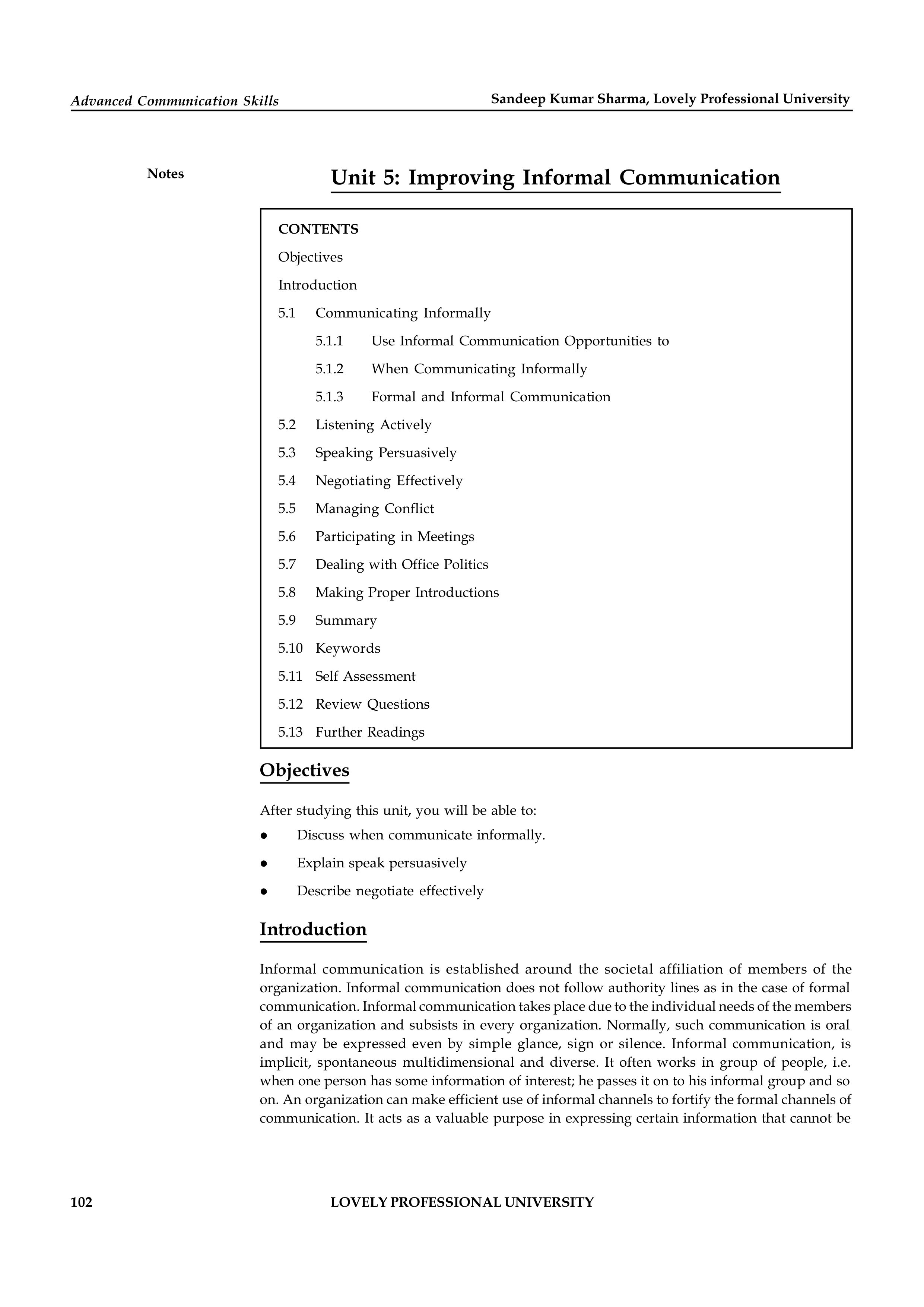 Communication Skills for Customer Service — page 109