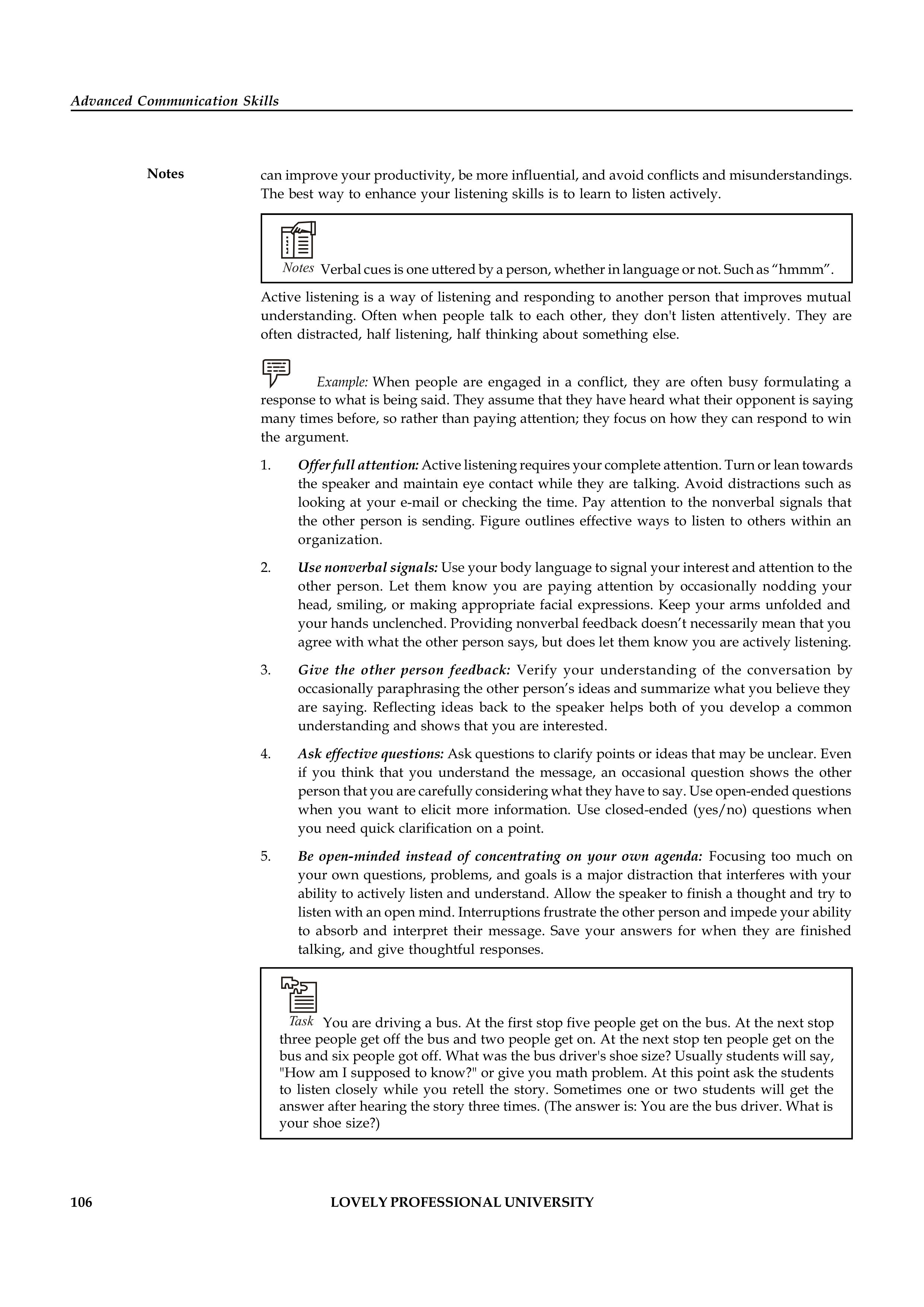 Communication Skills for Customer Service — page 113