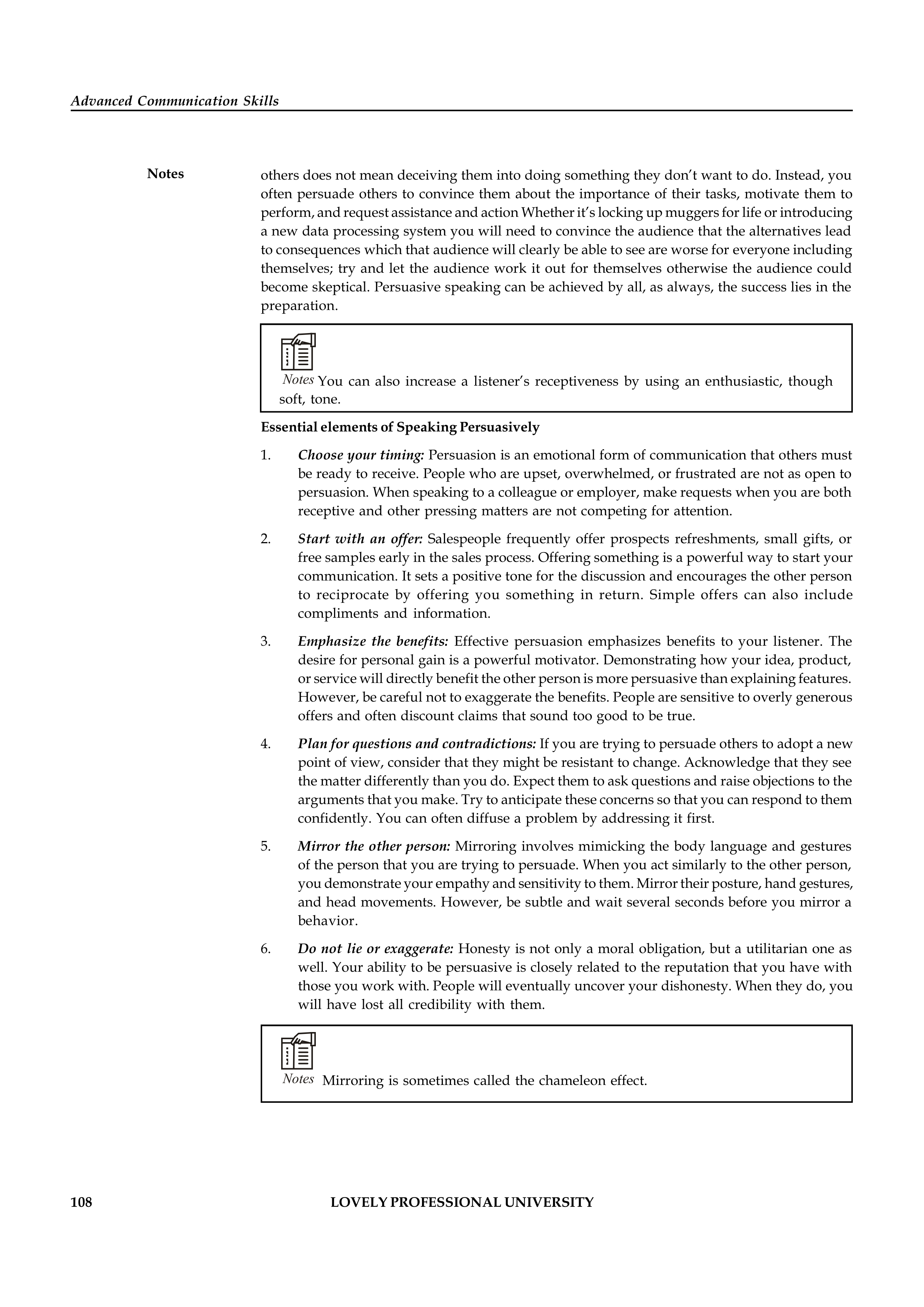 Communication Skills for Customer Service — page 115