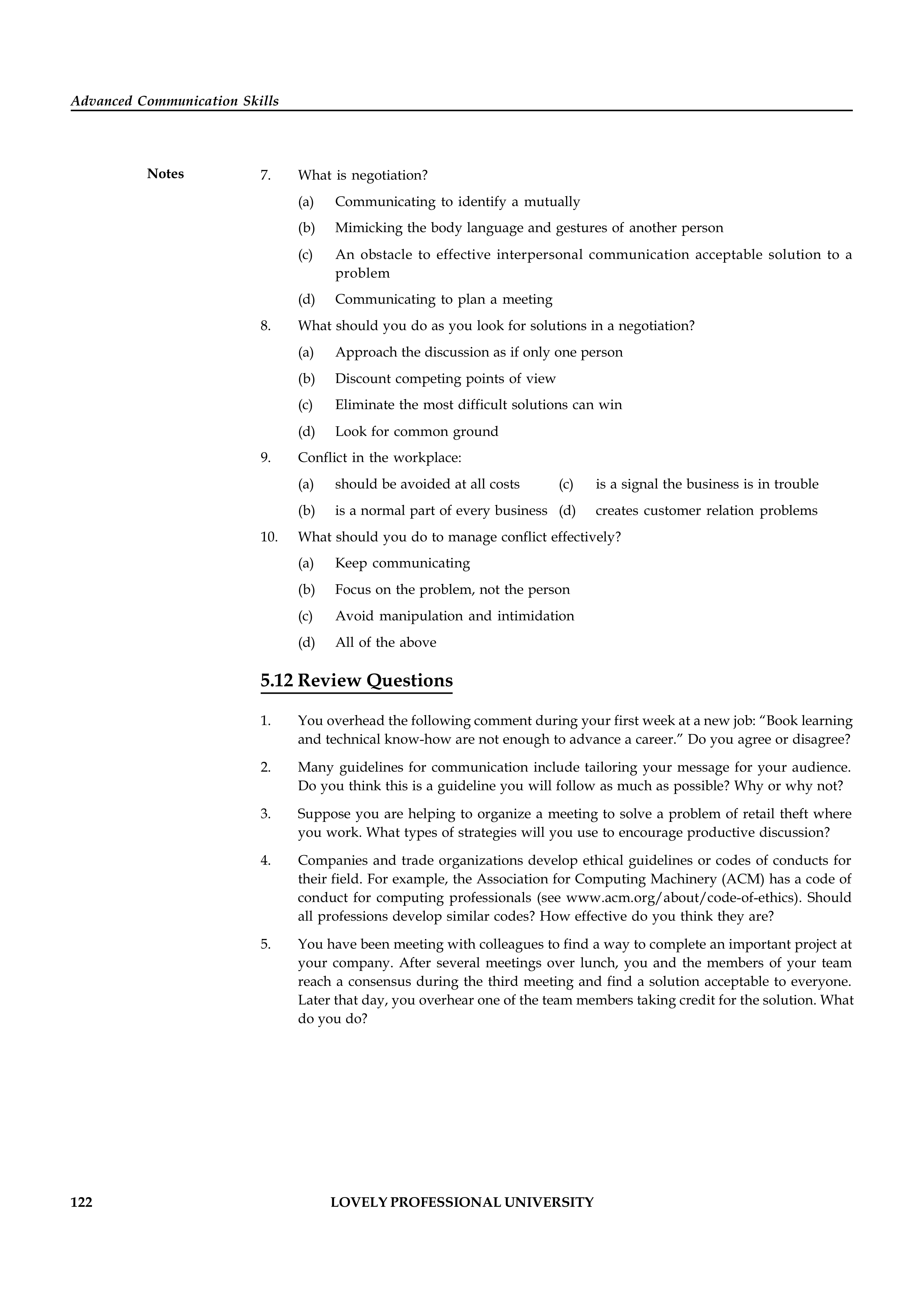 Communication Skills for Customer Service — page 129