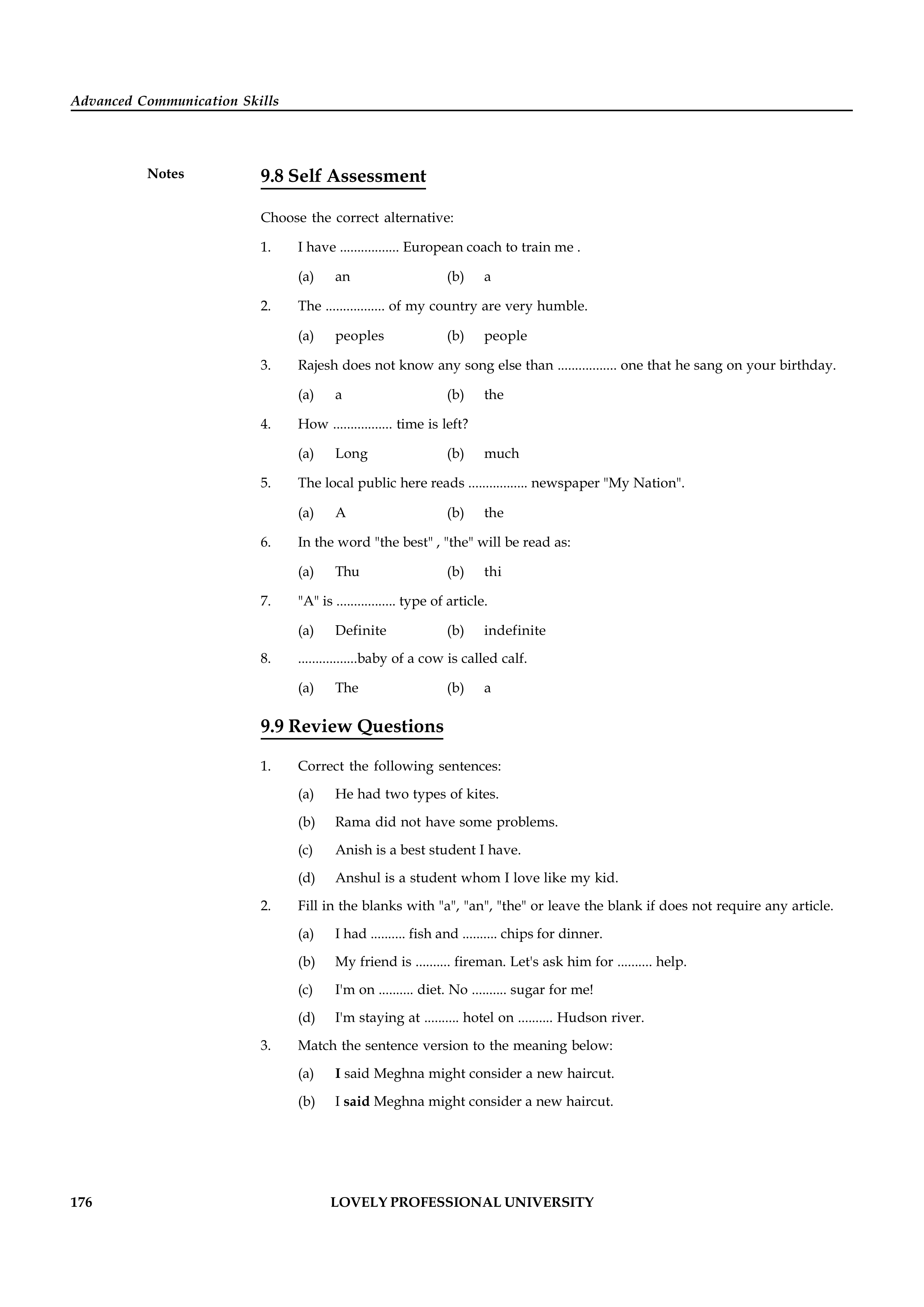 Communication Skills for Customer Service — page 183