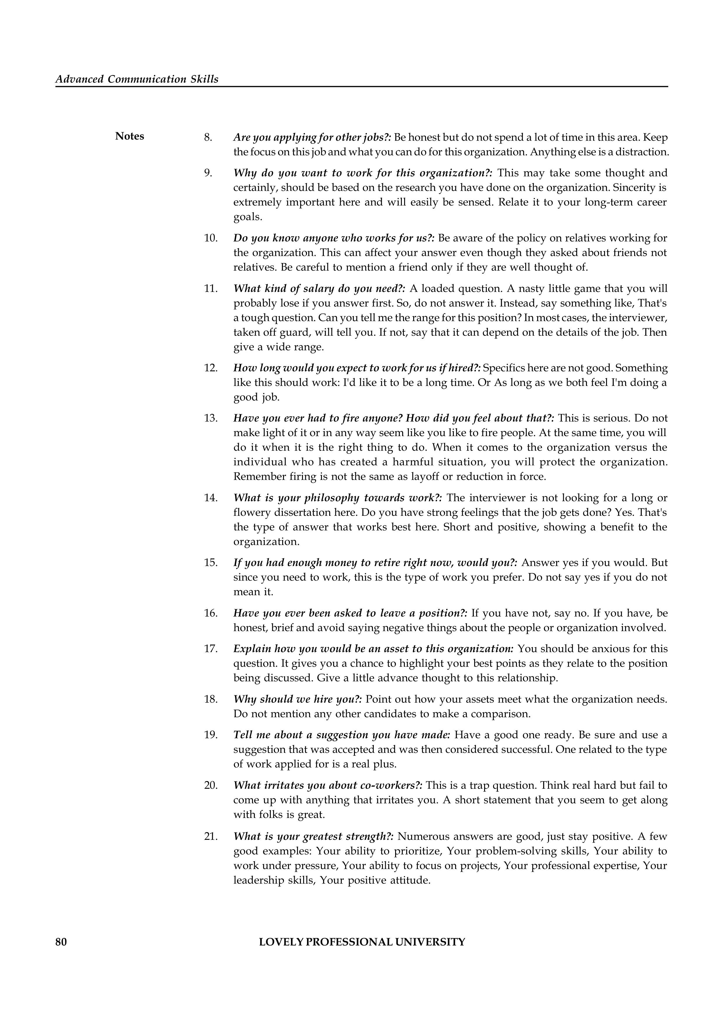 Communication Skills for Customer Service — page 87