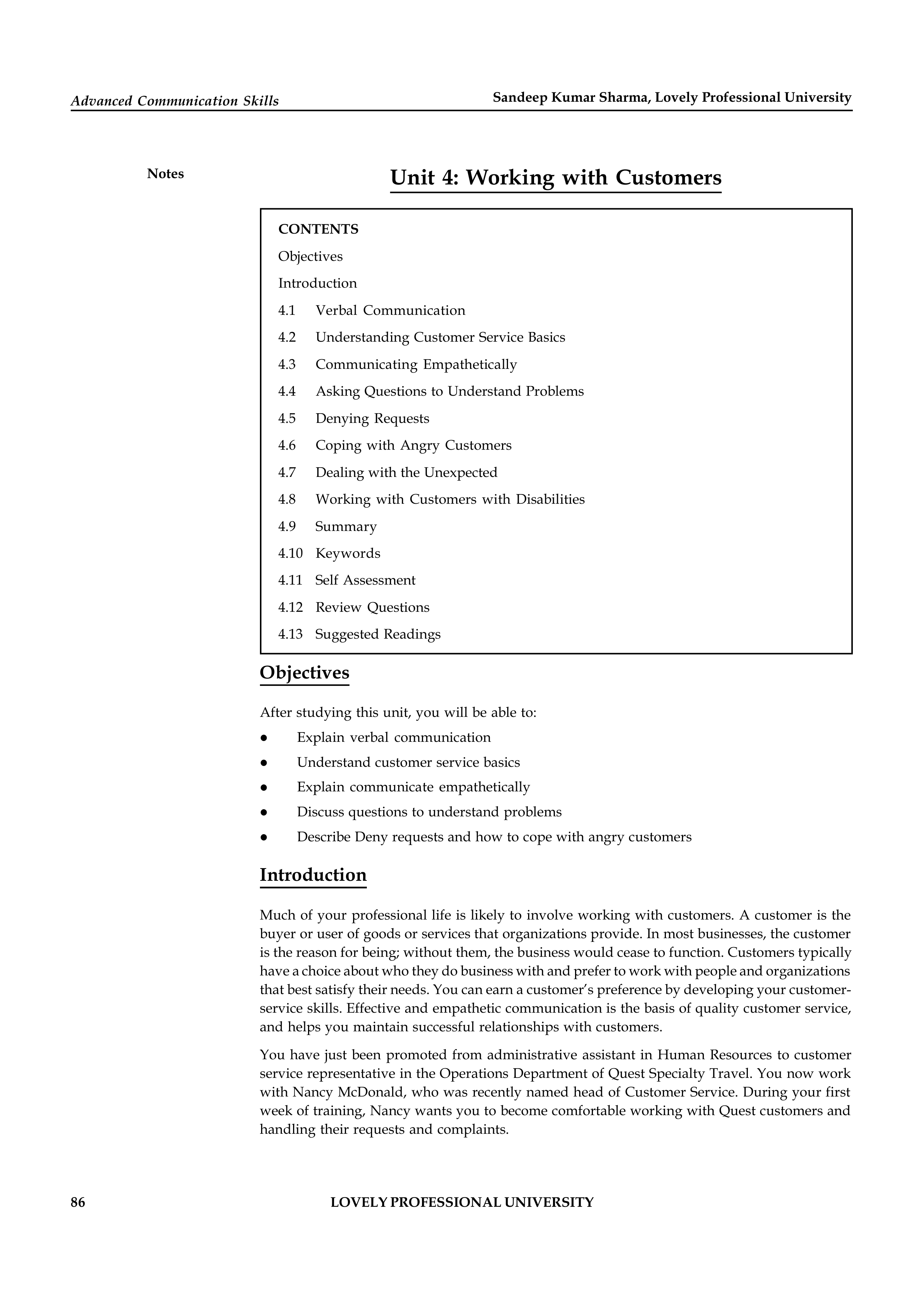 Communication Skills for Customer Service — page 93