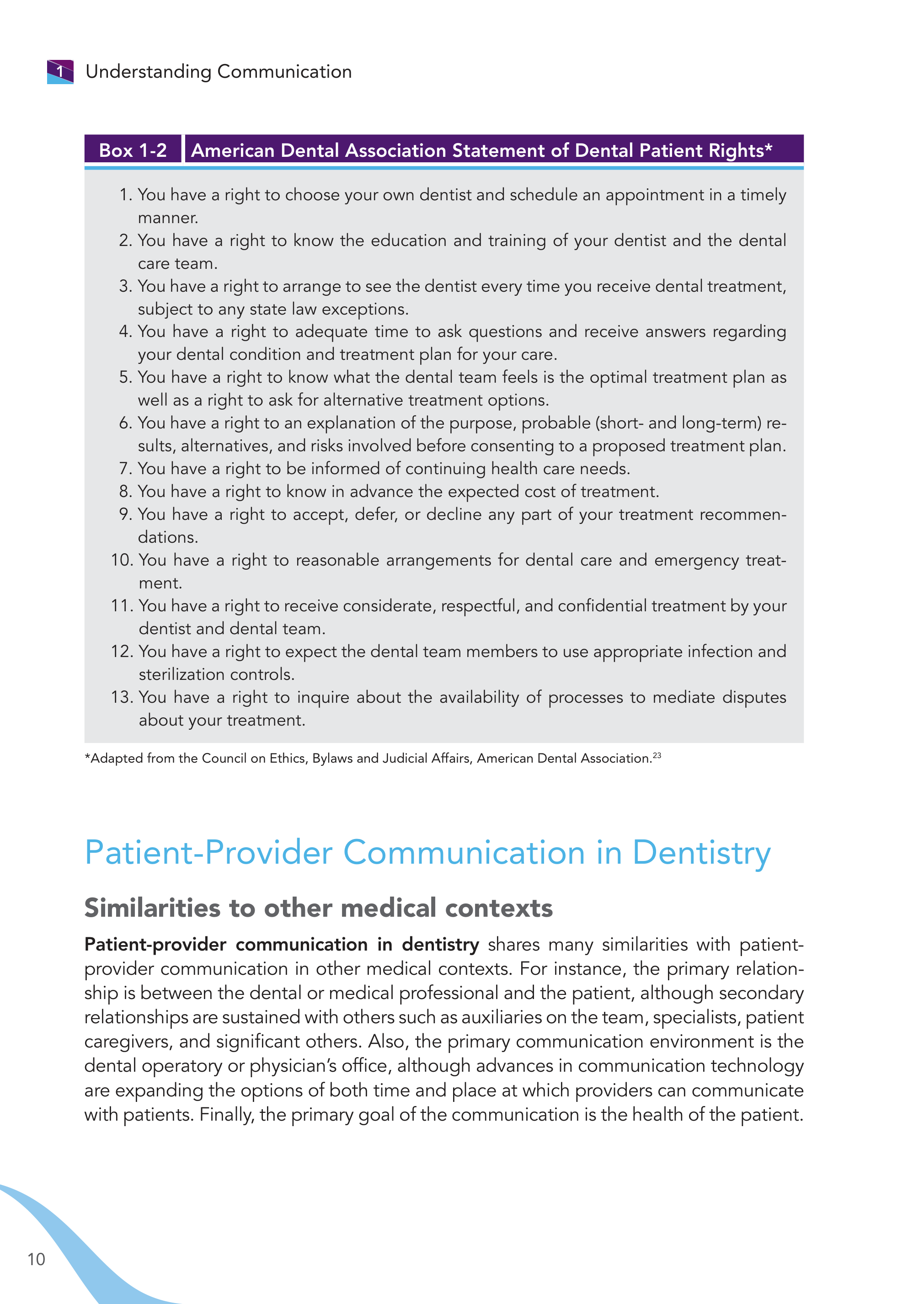 Communication Skills for Dentists — page 21
