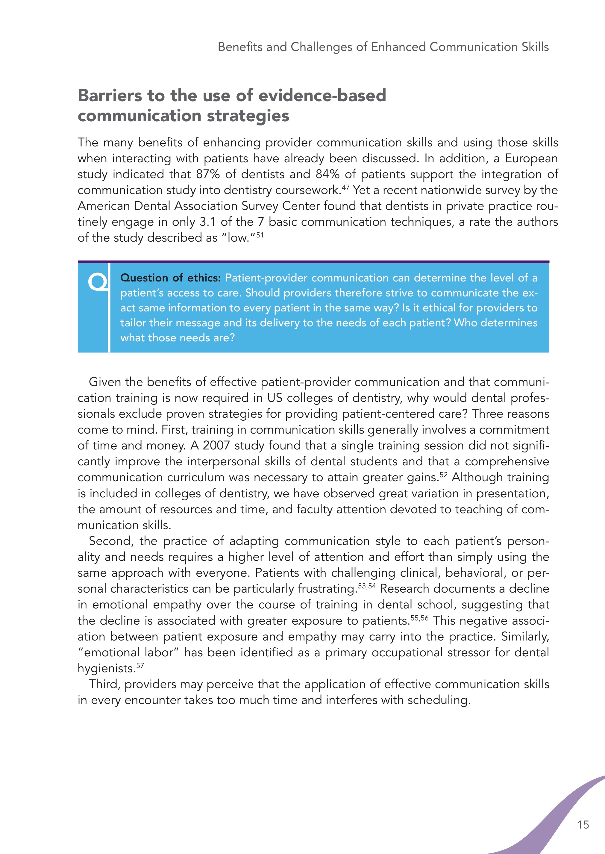 Communication Skills for Dentists — page 26