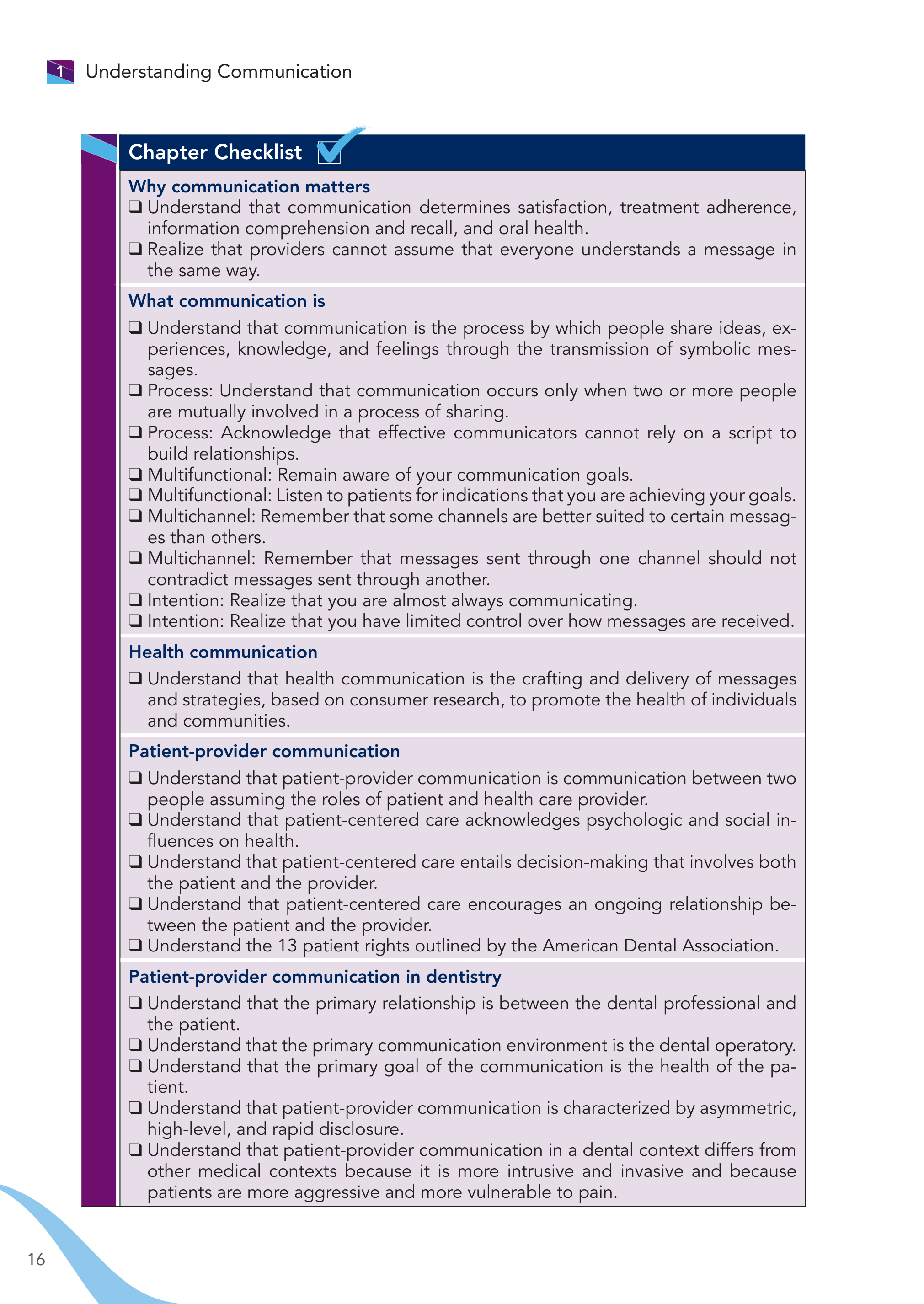 Communication Skills for Dentists — page 27