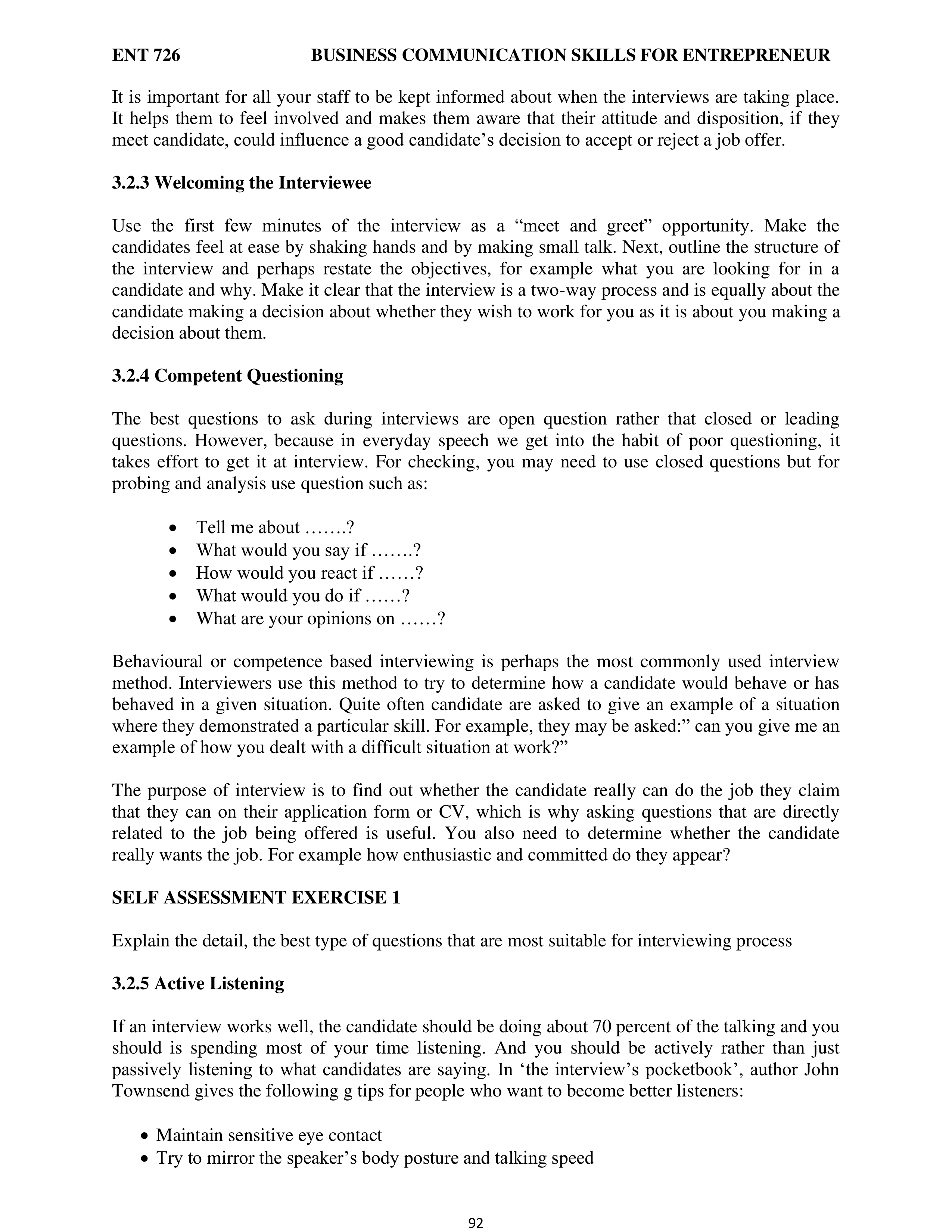 Communication Skills for Entrepreneurs — page 100