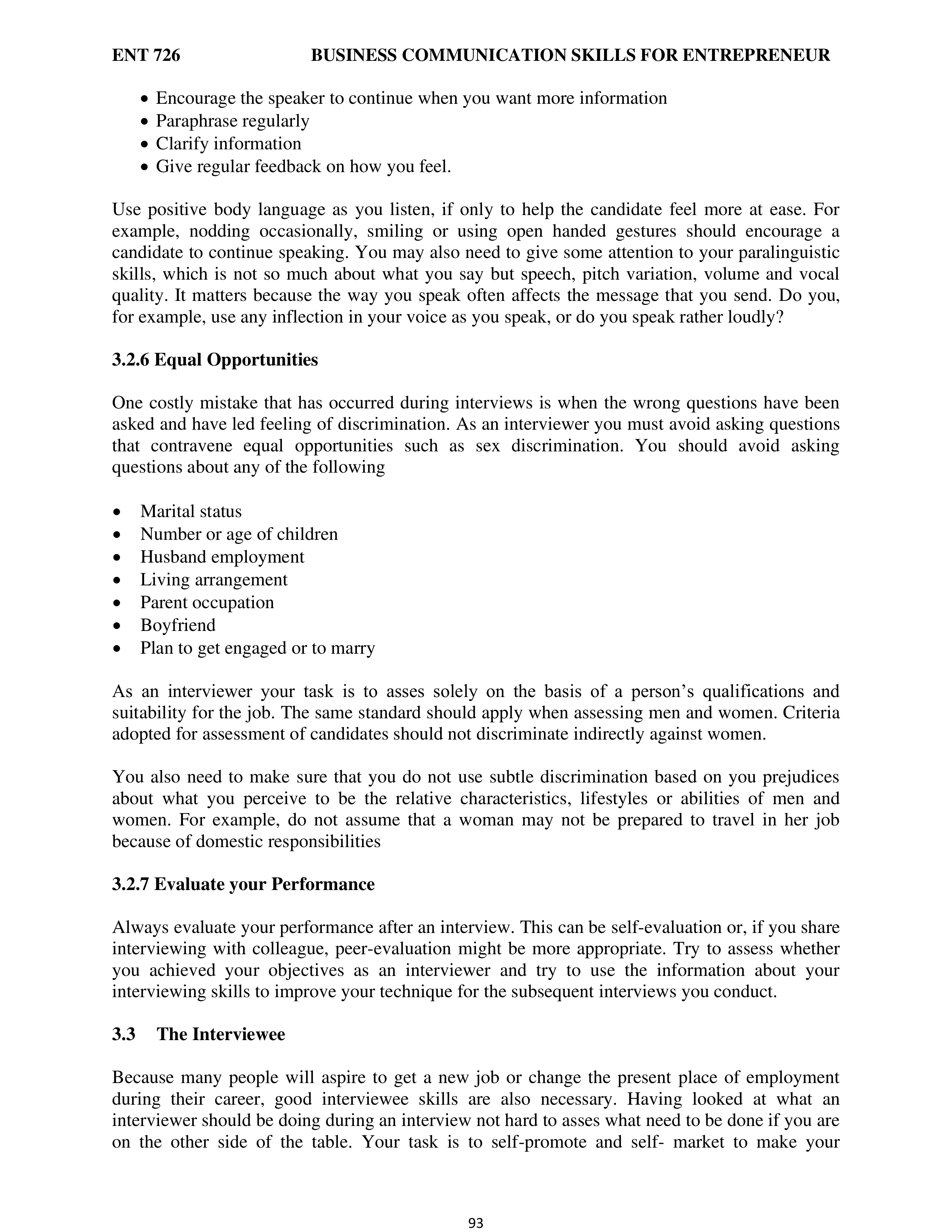 Communication Skills for Entrepreneurs — page 101